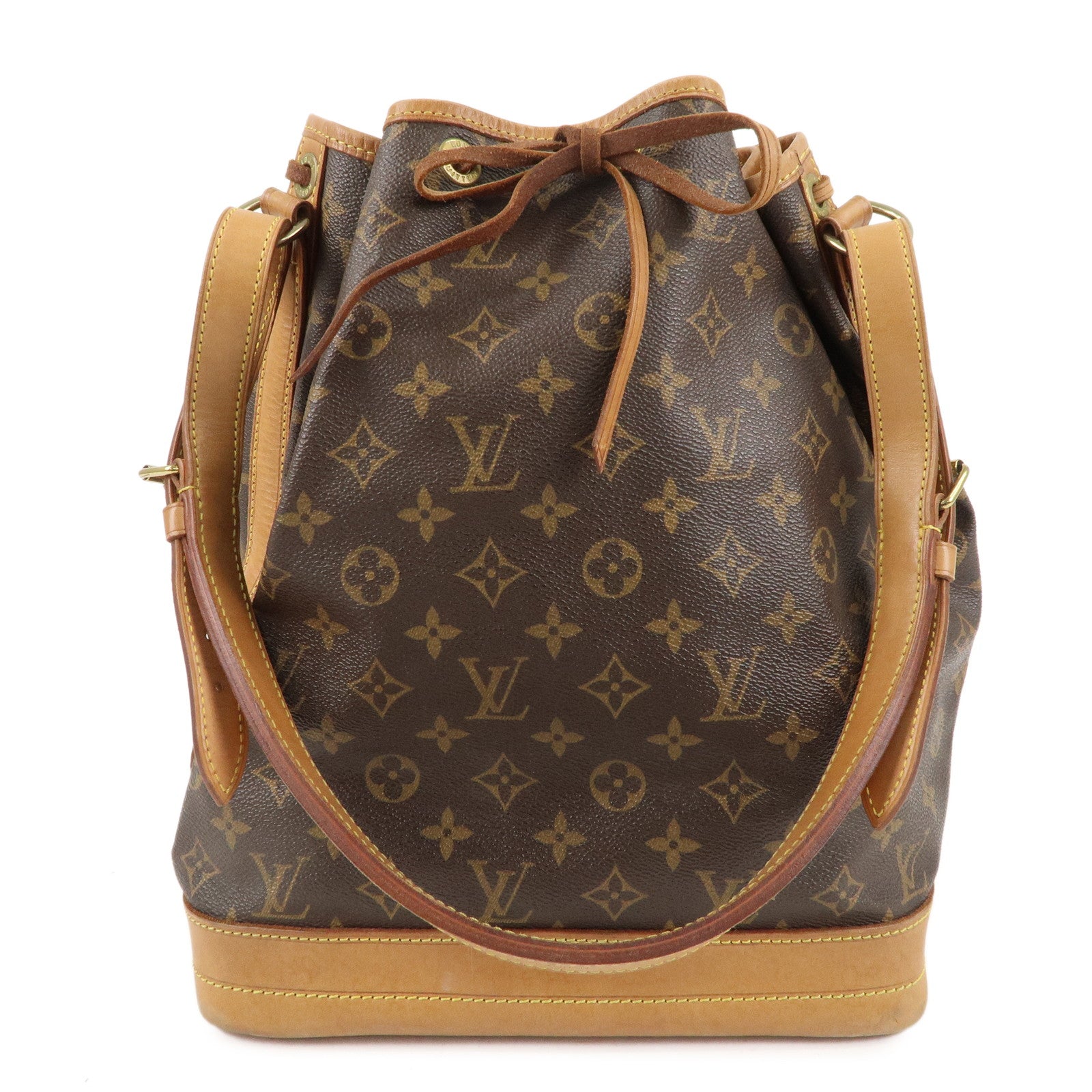 Louis Vuitton Monogram Noe Shoulder Bag Hand Bag Brown M42224