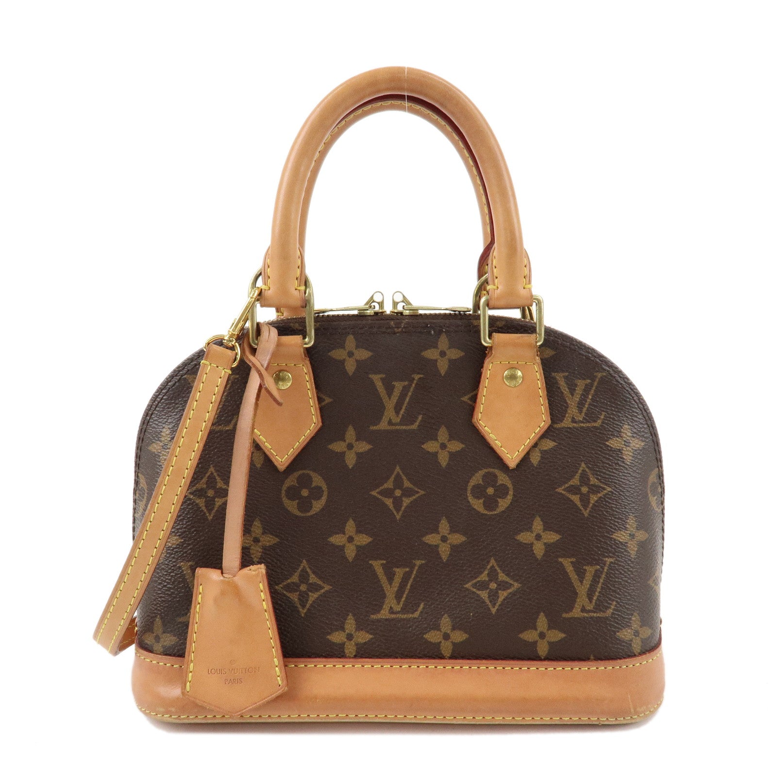 Louis-Vuitton-Monogram-Alma-BB-2Way-Hand-Bag-Shoulder-Bag-M53152