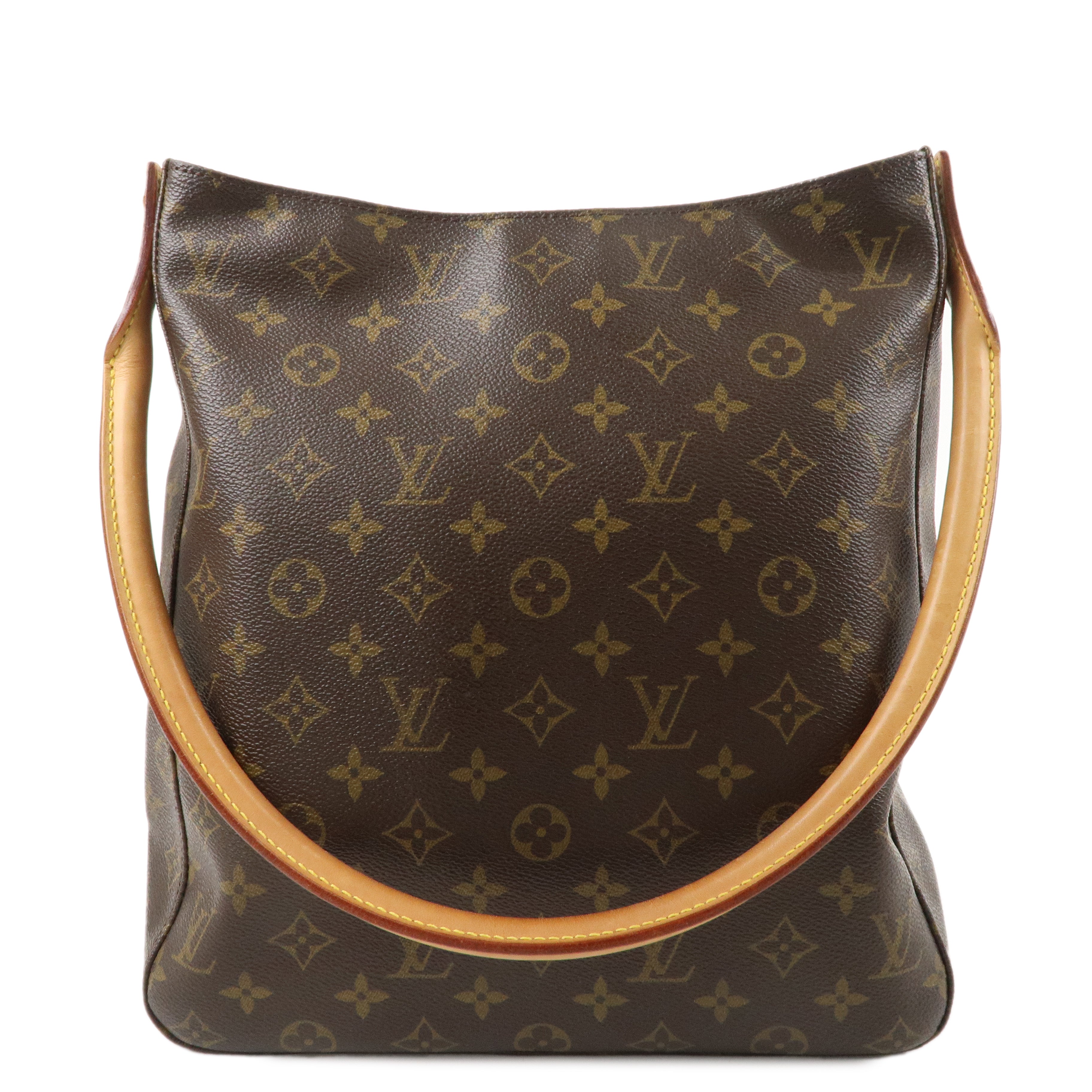 Louis Vuitton Monogram Looping GM Shoulder Bag Brown M51145