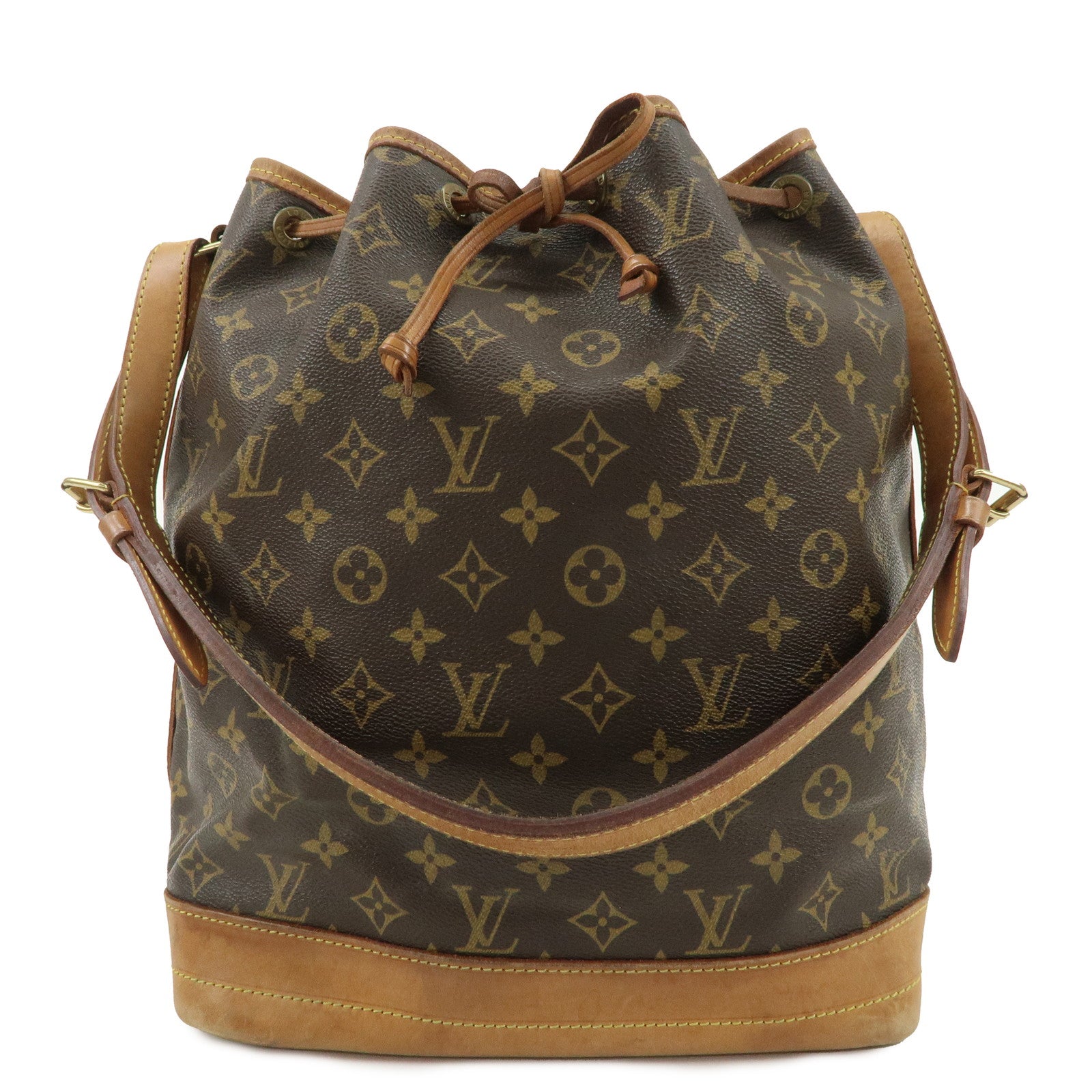 Louis-Vuitton-Monogram-Noe-Shoulder-Bag-Hand-Bag-Brown-M42224