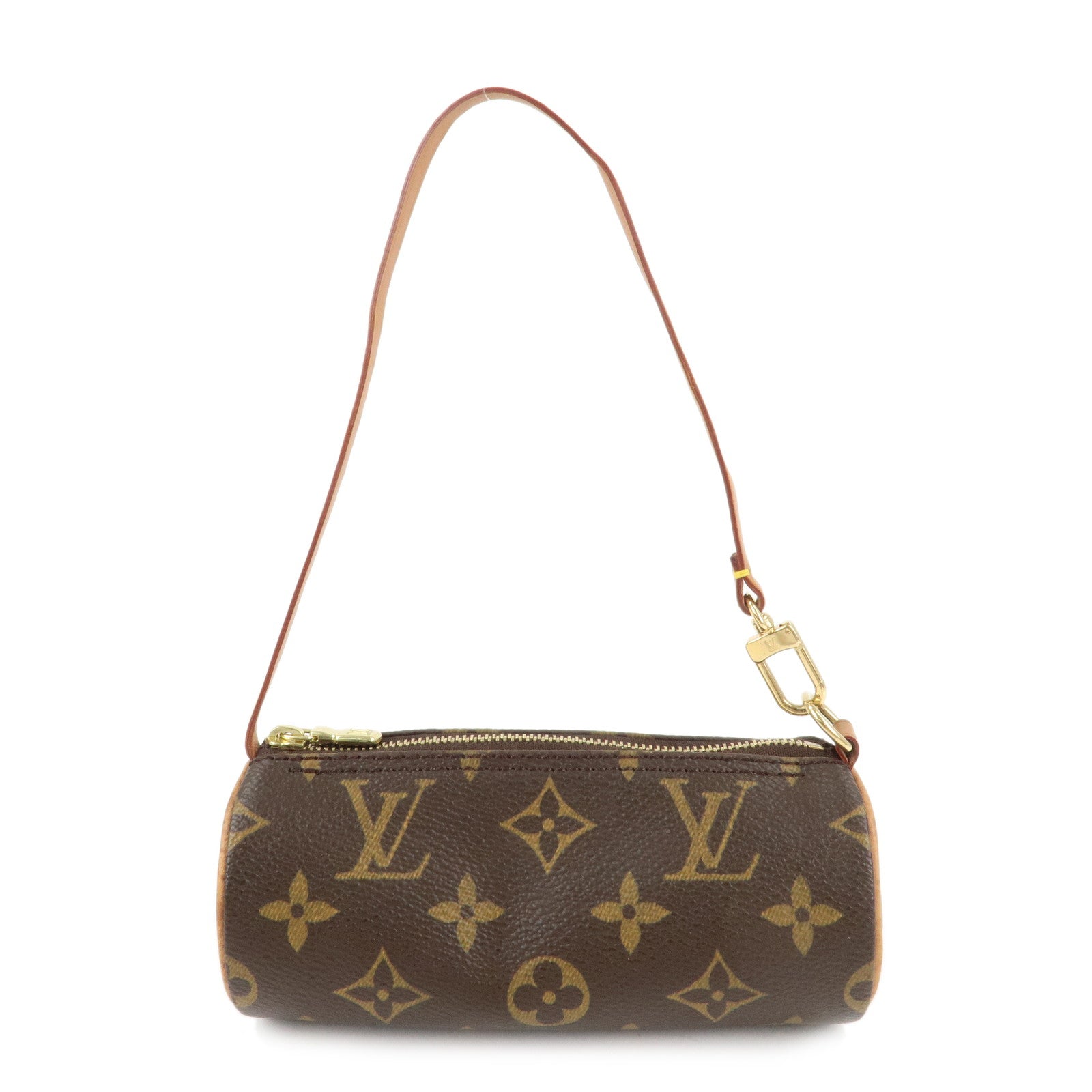 Louis-Vuitton-Monogram-Mini-Pouch-for-Papillon-Bag-Brown