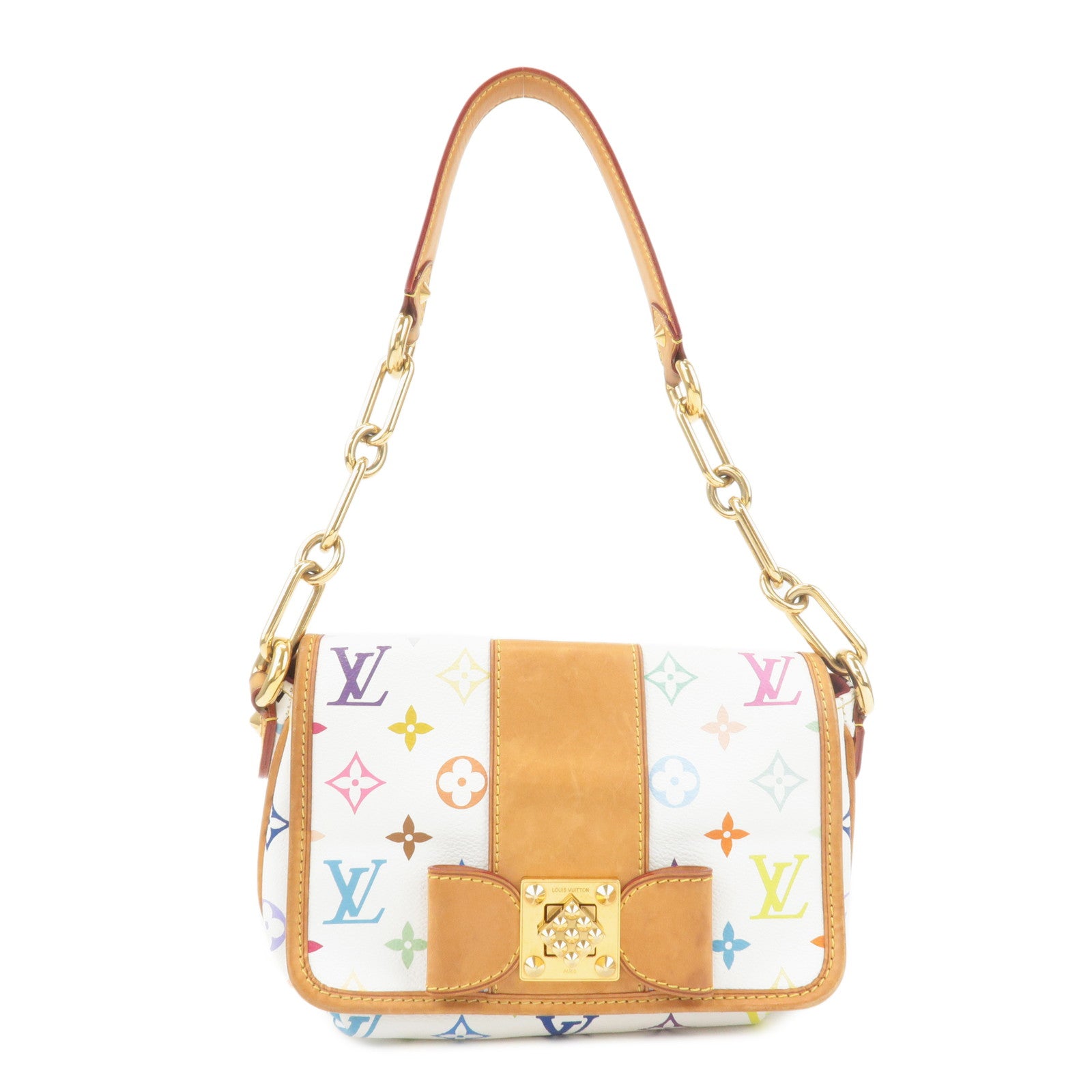 Louis-Vuitton-Monogram-Multicolor-Patti-Shoulder-Bag-Blanc-M40305