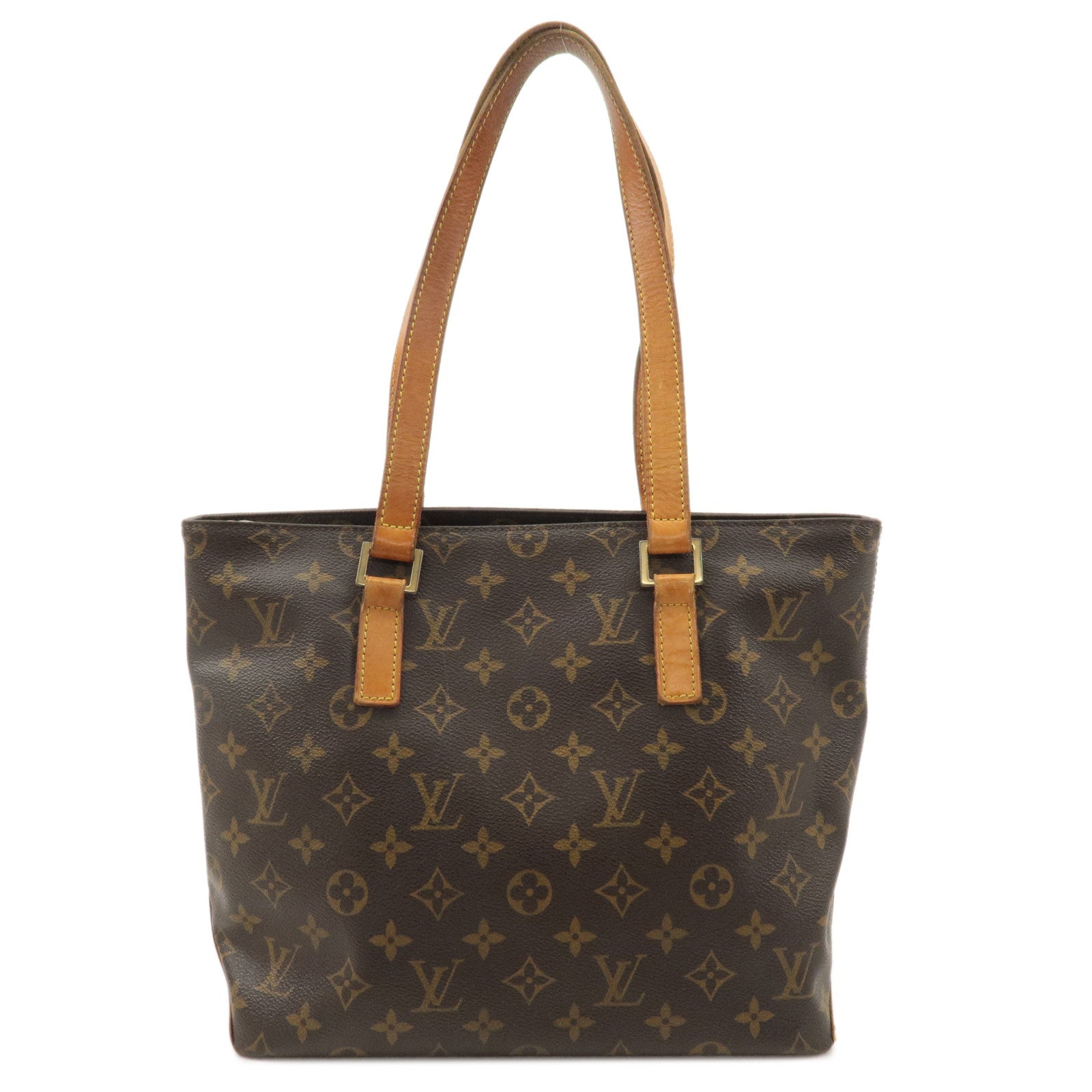 Louis Vuitton Monogram Cabas Piano Tote Bag Brown M51148