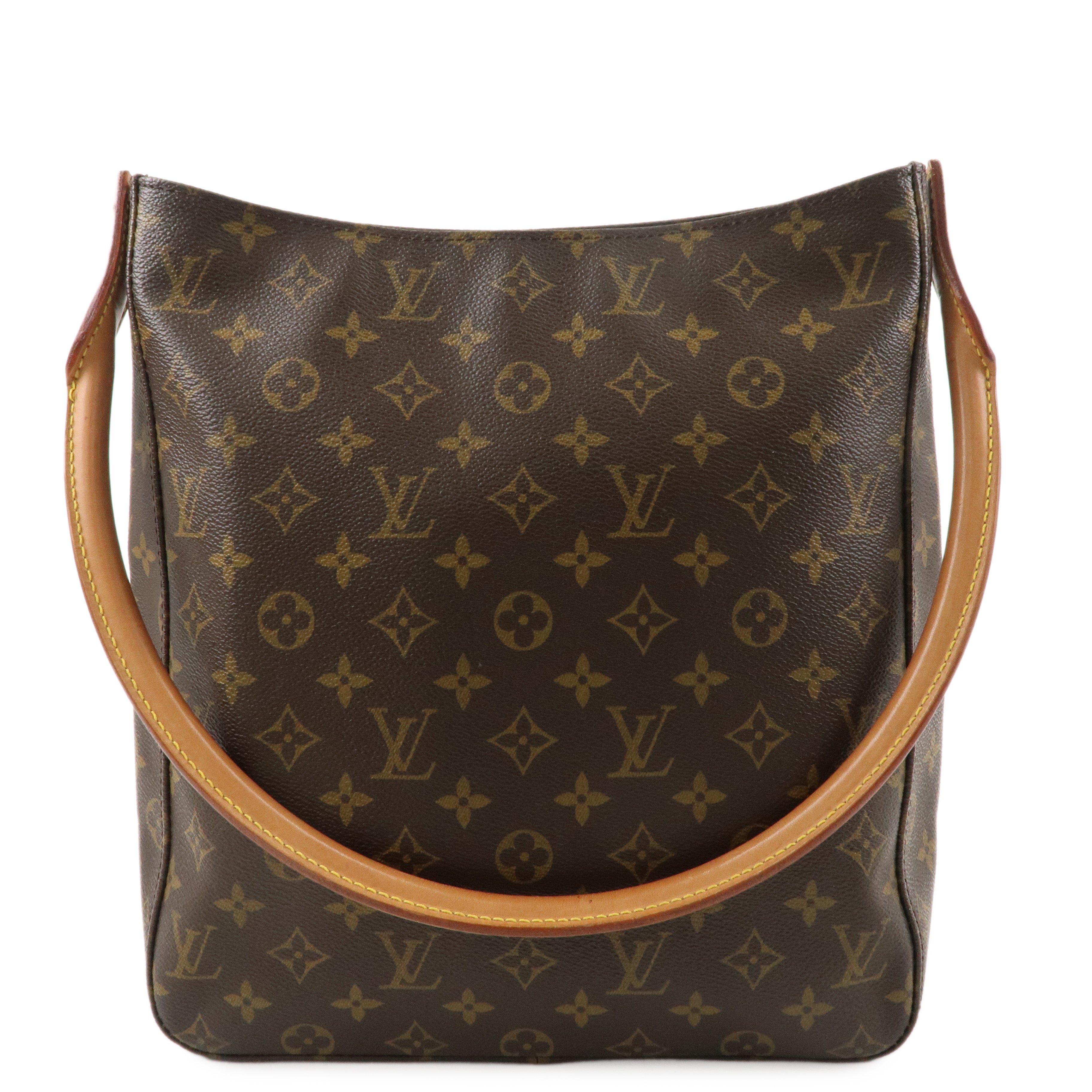 Louis Vuitton Monogram Looping GM Shoulder Bag Brown M51145