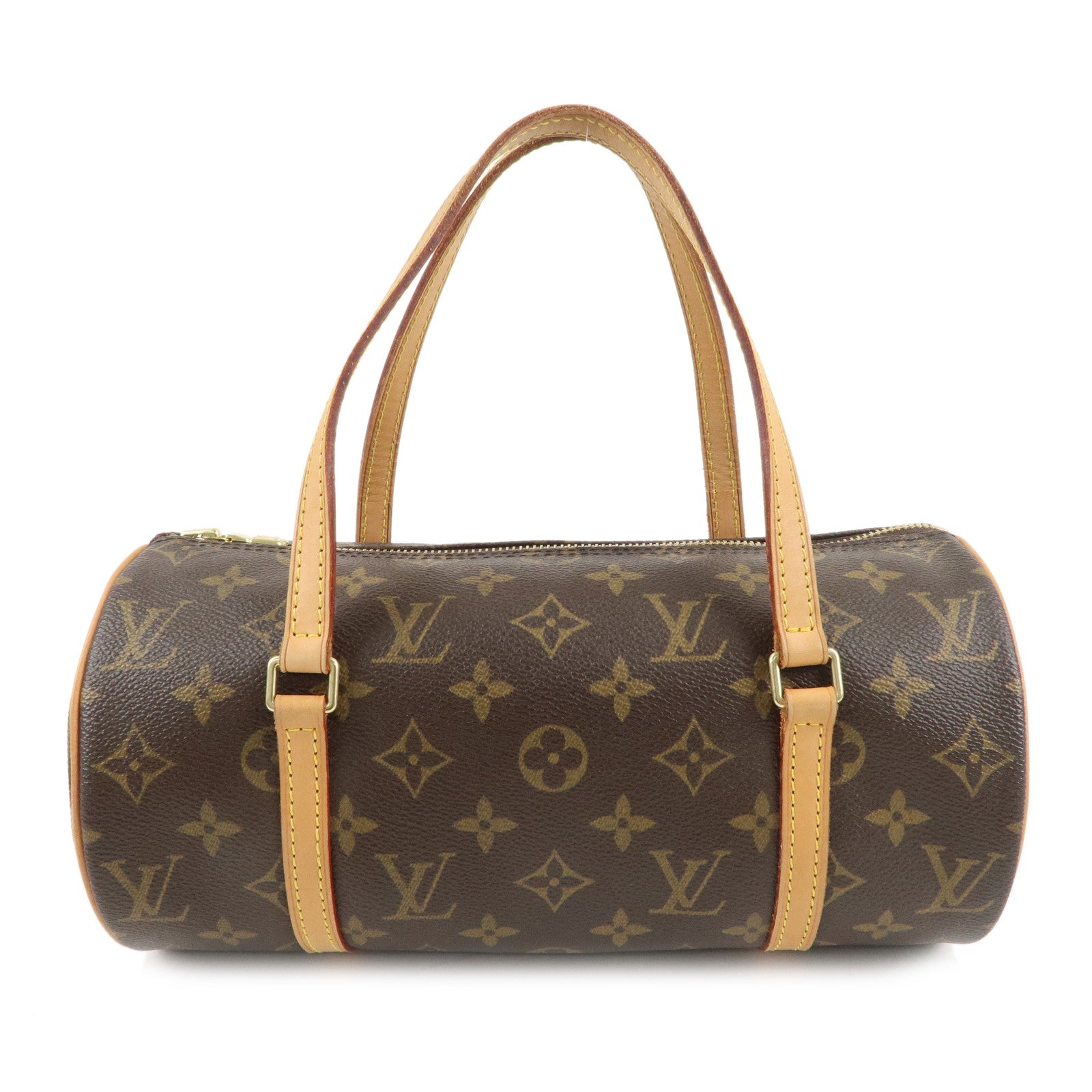 Louis Vuitton Monogram Papillon 26 Hand Bag 
Pouch Brown M51386