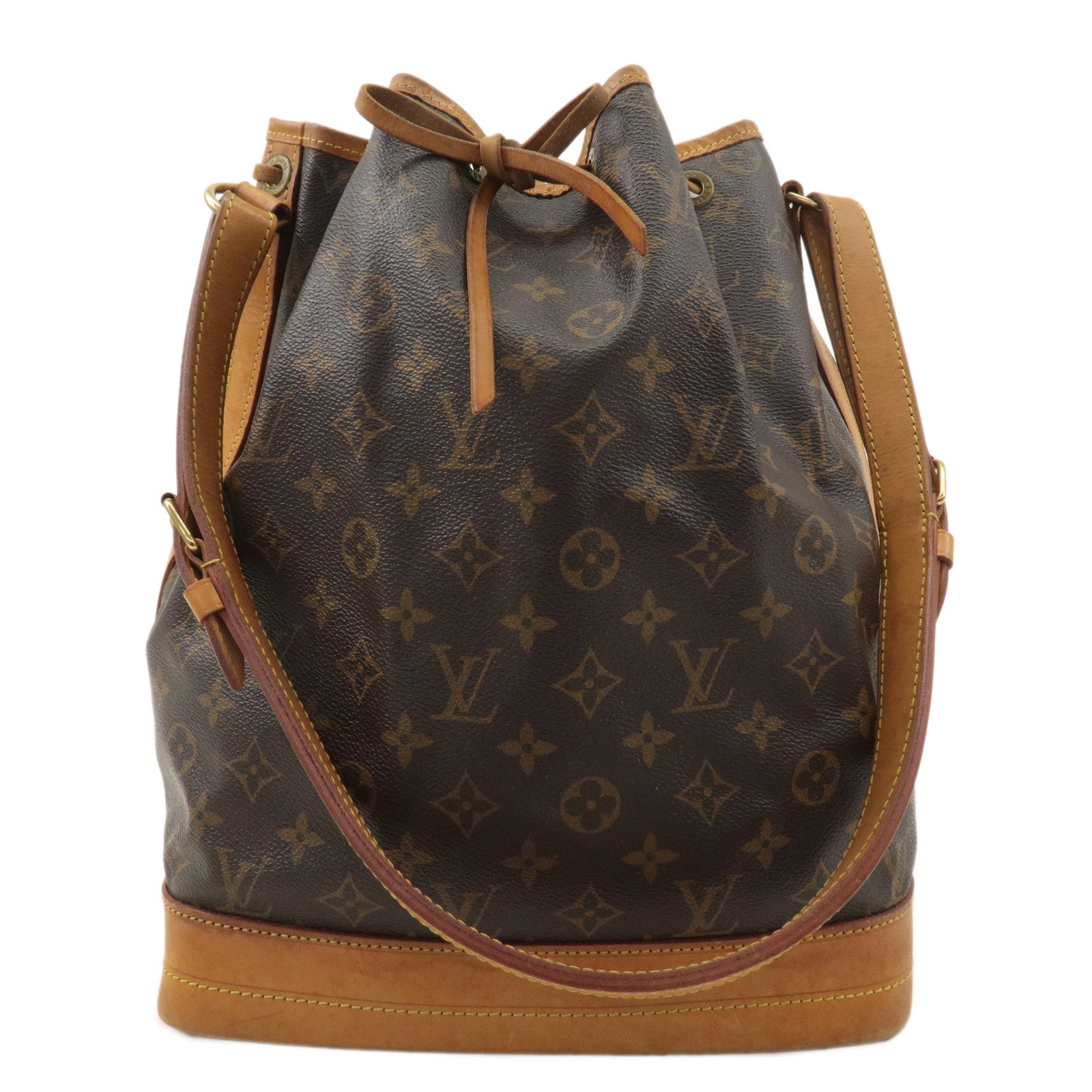 Louis-Vuitton-Monogram-Noe-Shoulder-Bag-Hand-Bag-Brown-M42224