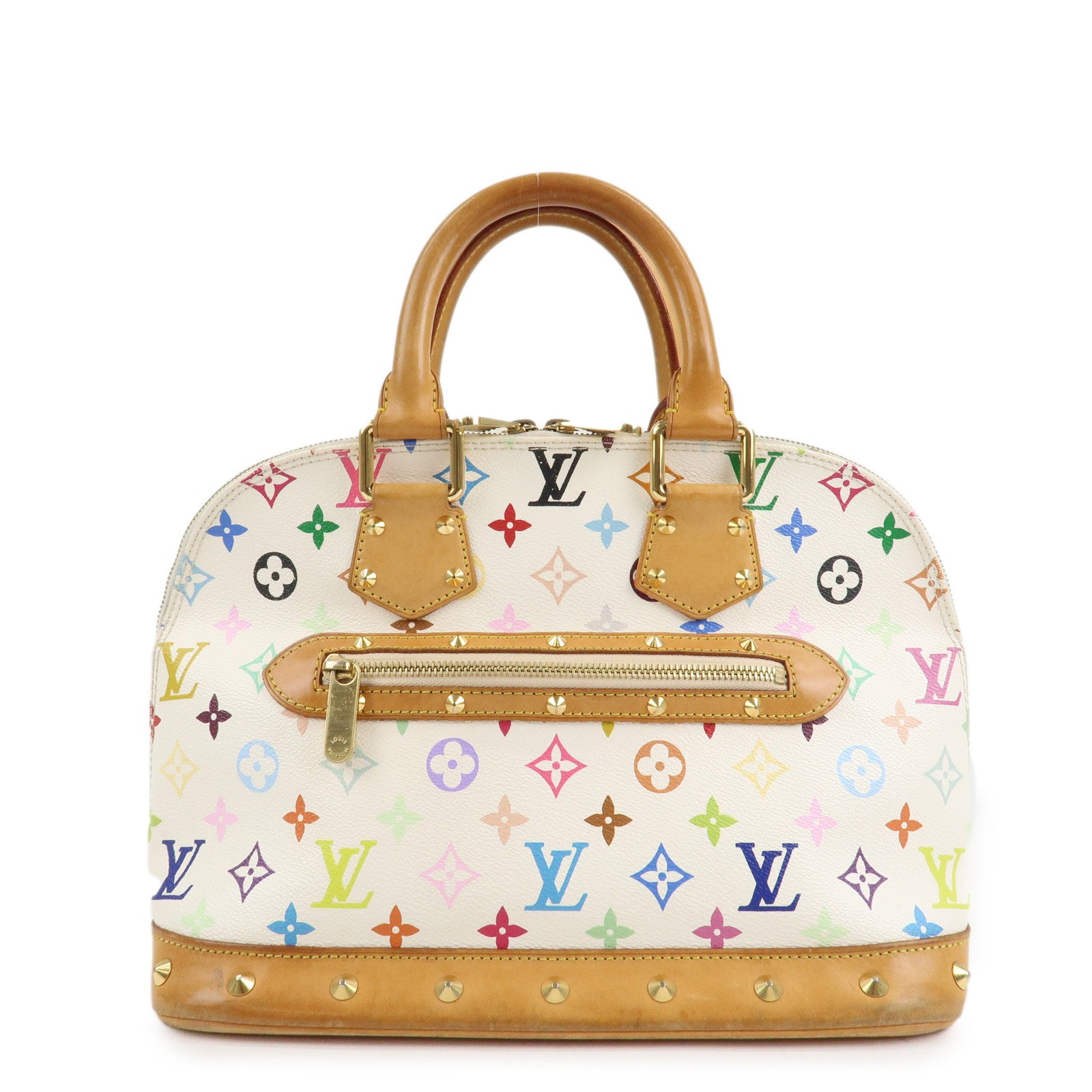 Louis-Vuitton-Monogram-Multicolor-Alma-Hand-Bag-Blanc-M92647