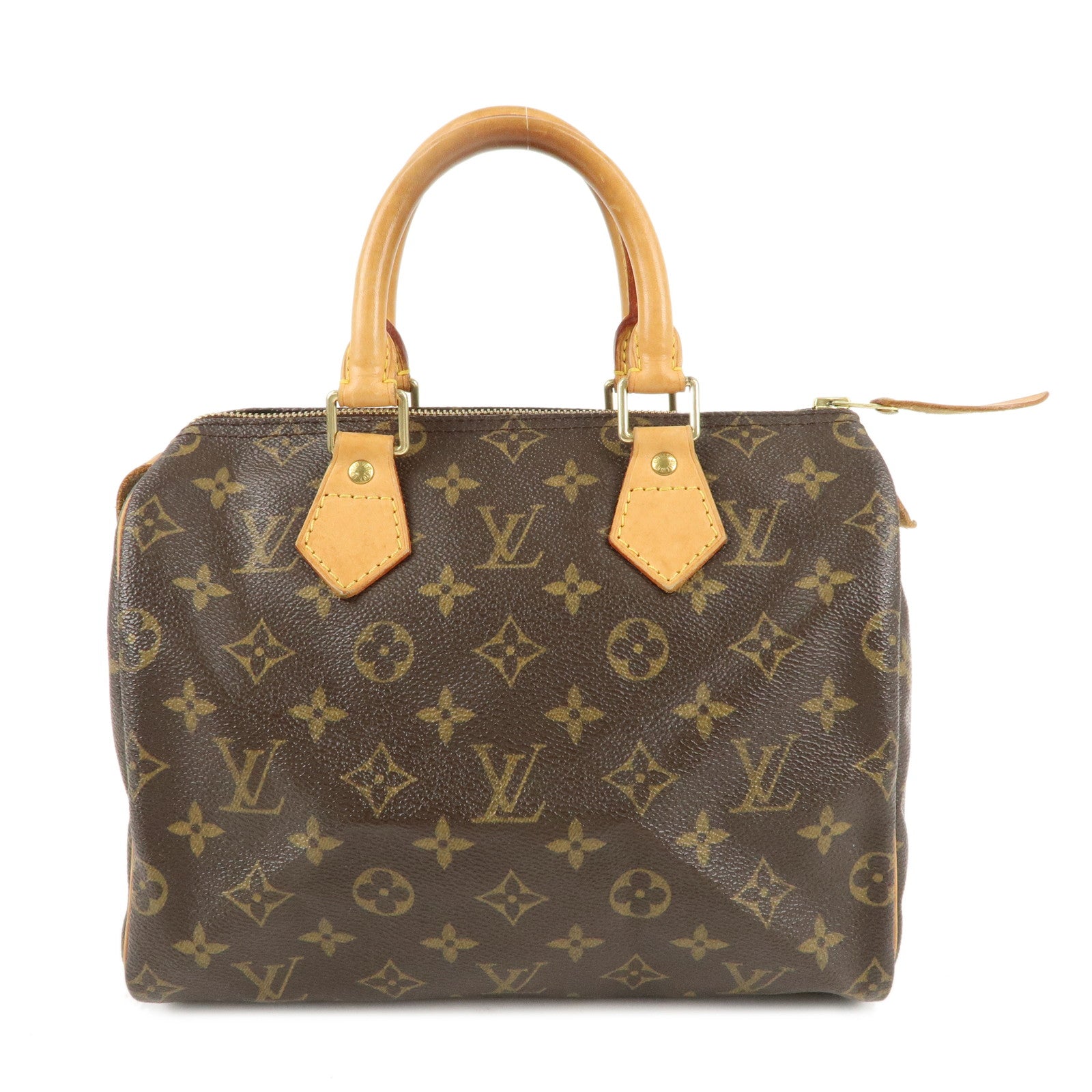 Louis Vuitton Monogram Speedy 25 Hand Bag Boston Bag M41528