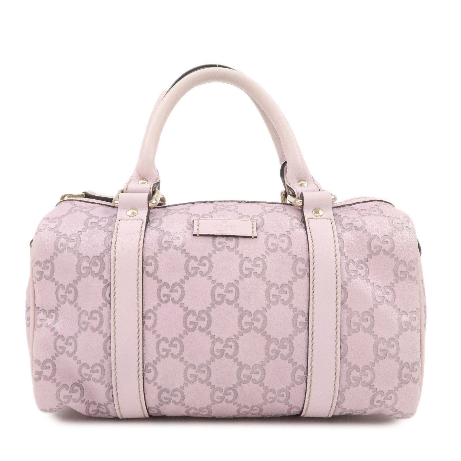 GUCCI-Guccissima-Leather-Mini-Boston-Bag-Light-Purple-193604