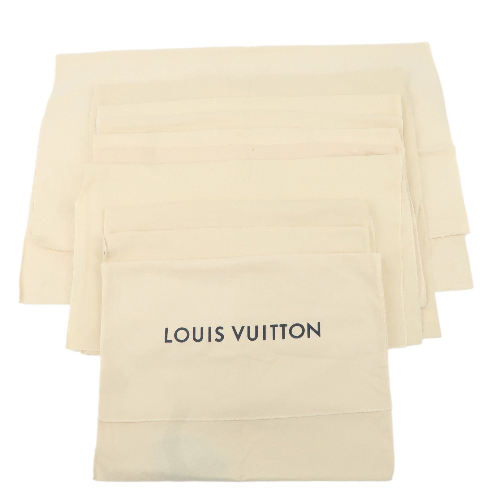 Louis-Vuitton-Set-Of-10-Dust-Bag-Flap-Style-Beige