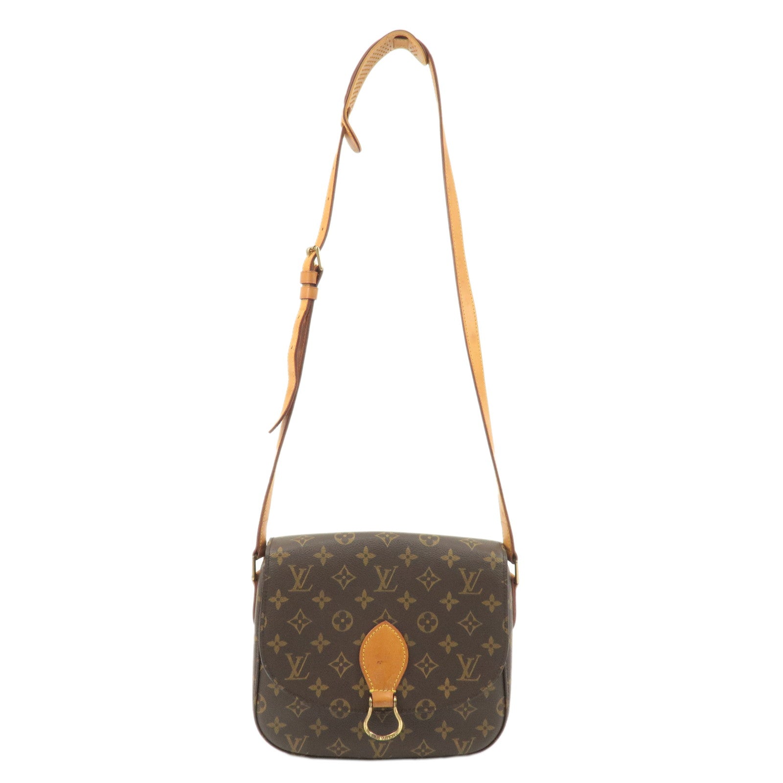 Louis Vuitton Monogram Saint Cloud GM Shoulder Bag Brown M51242