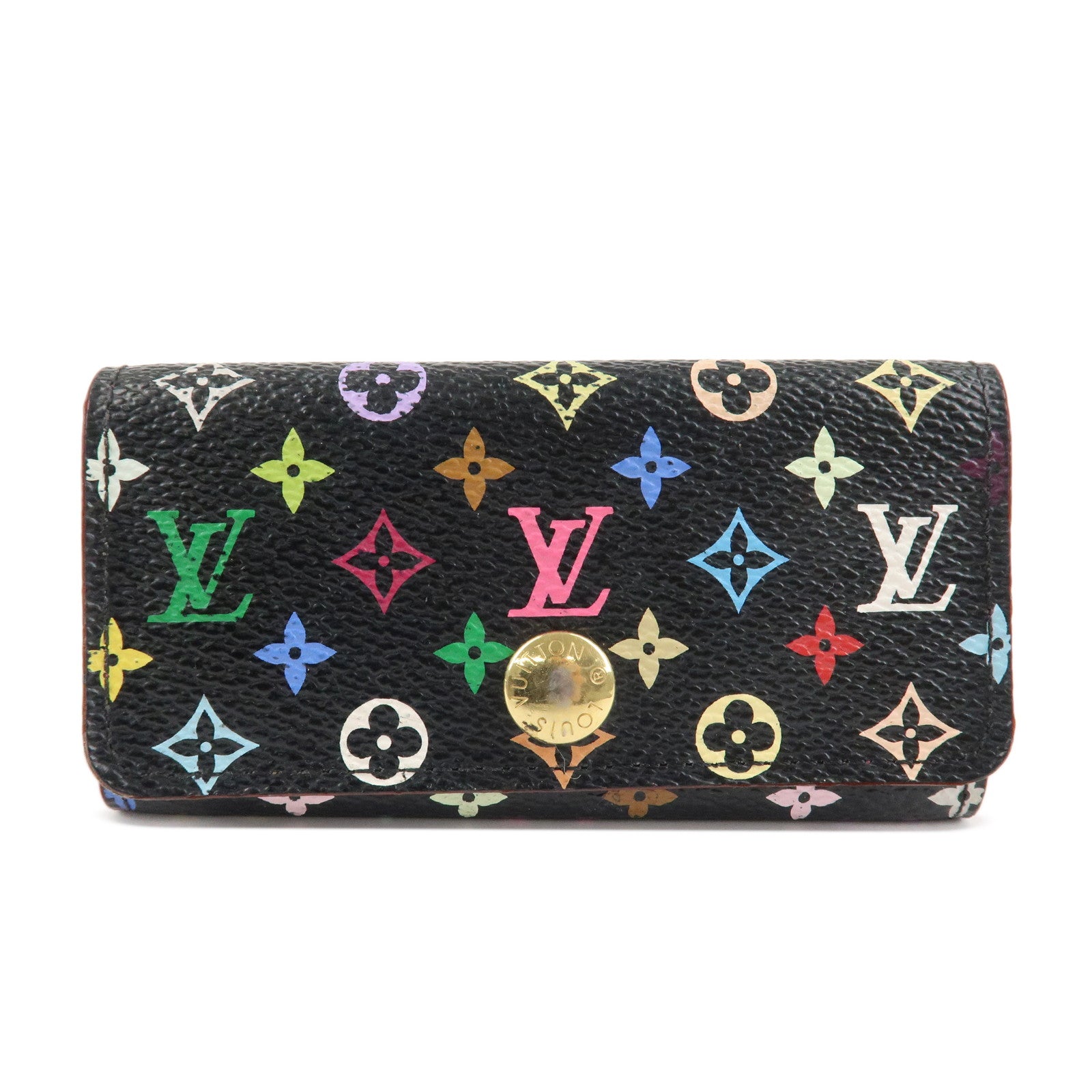 Louis-Vuitton-Monogram-Multicolor-Multicles-4-Key-Case-Noir-M93732