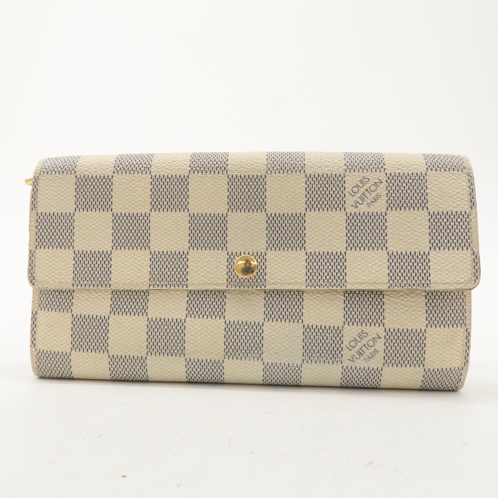 Louis Vuitton Damier Azur Portefeuille Sarah Long Wallet M61735