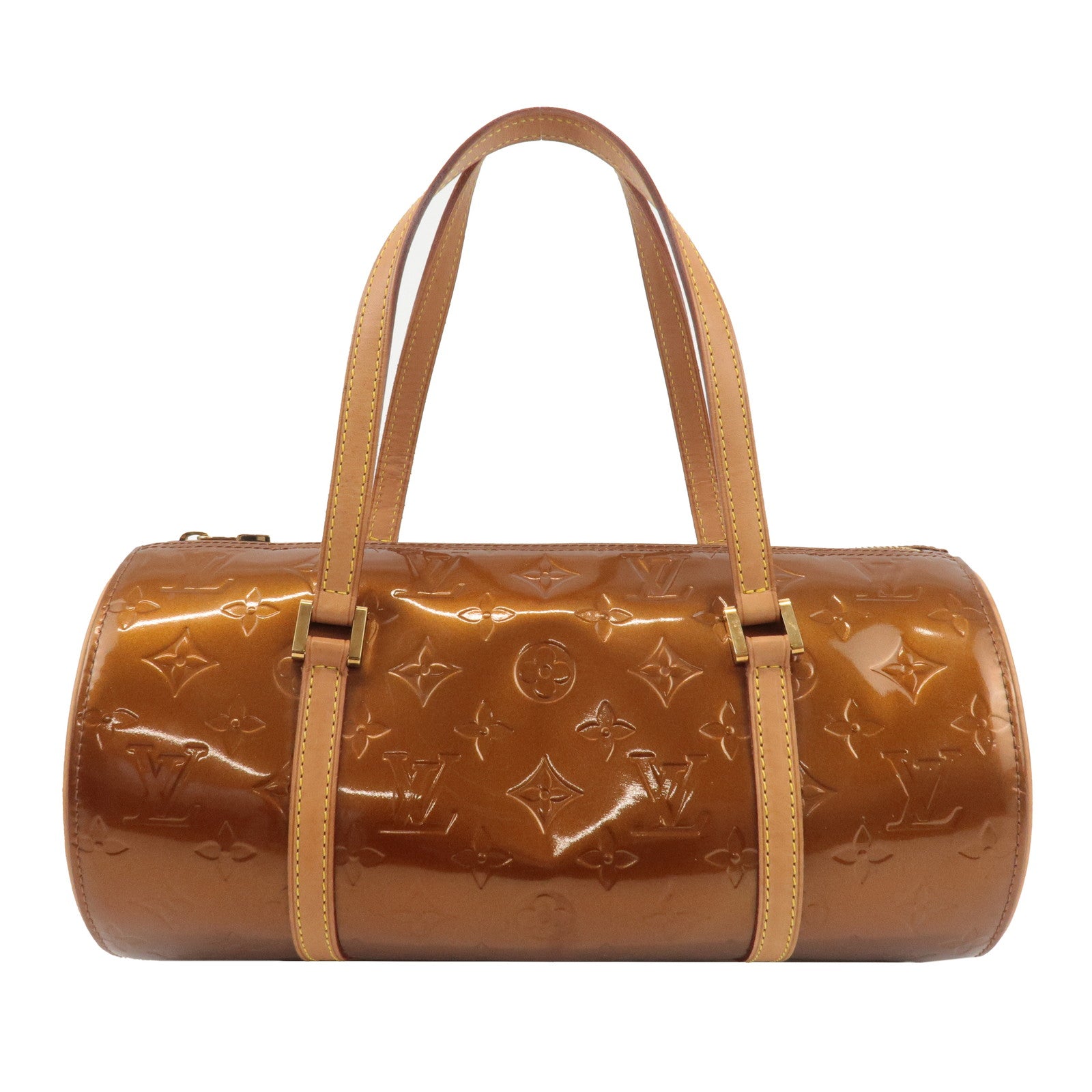 Louis-Vuitton-Monogram-Vernis-Bedford-Hand-Bag-Bronze-Brown-M91131