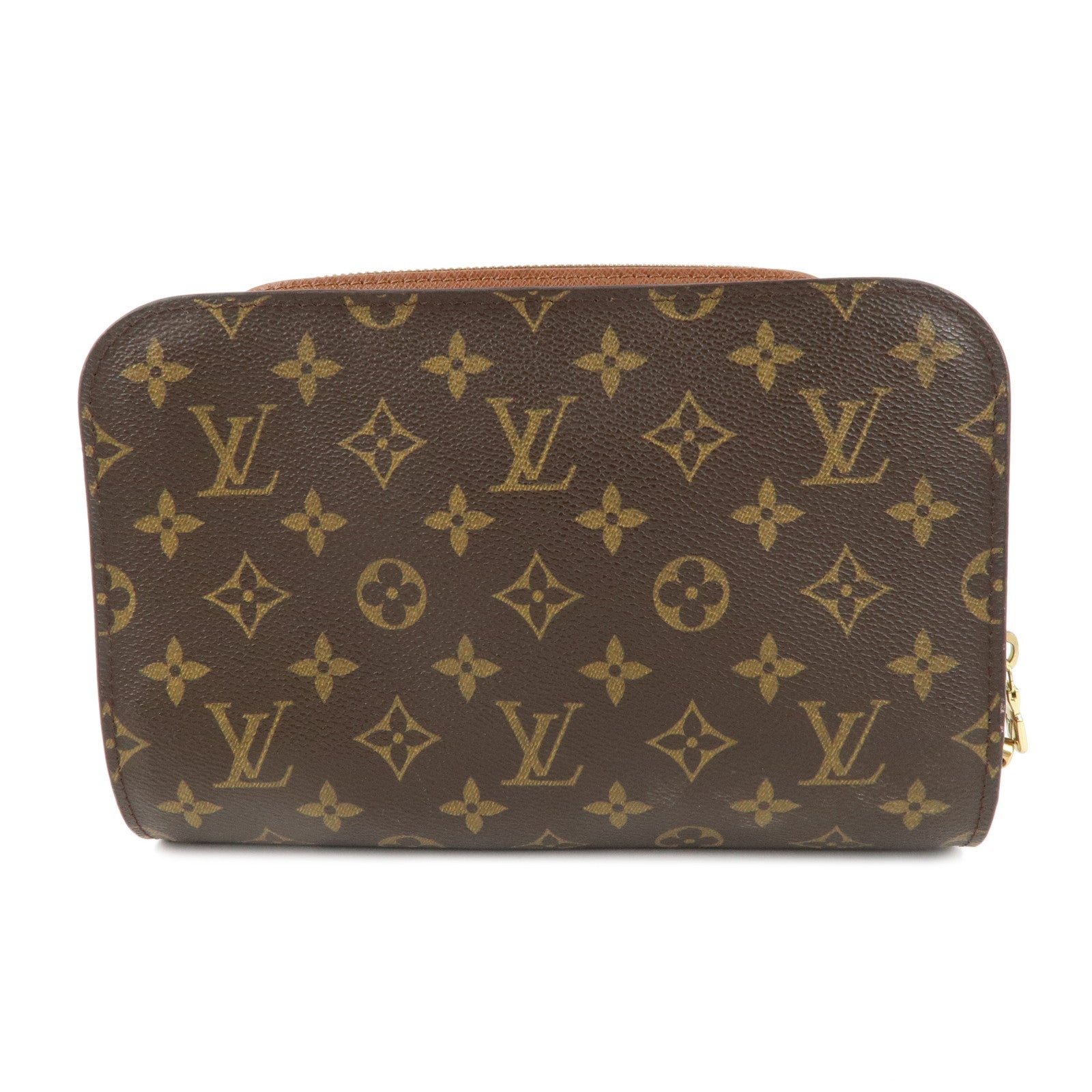 Louis Vuitton Monogram Orsay Clutch Bag Pouch Brown M51790