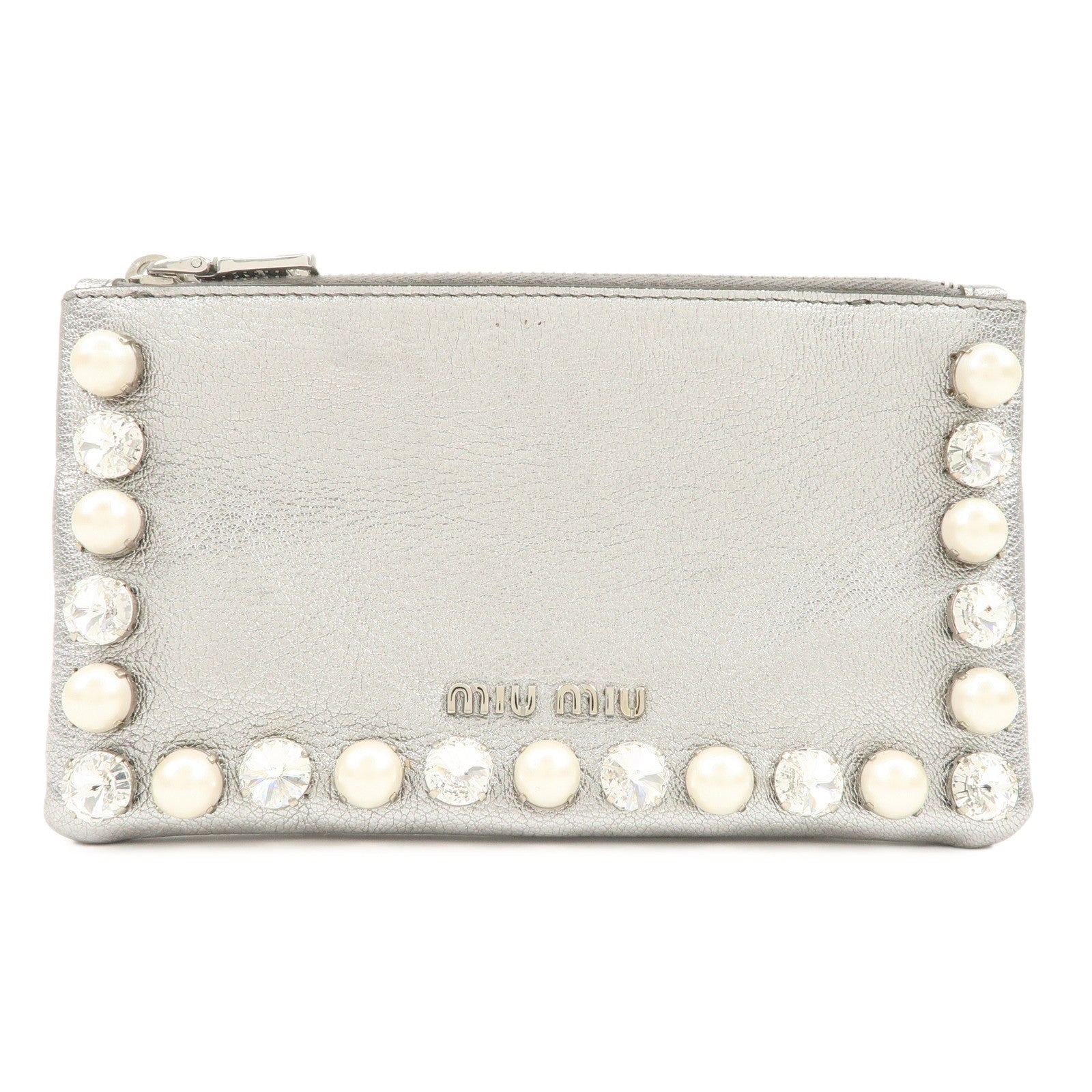 MIU-MIU-Leather-Bijou-Fake-Pearl-Bijou-Pearl-Pouch-5MB002