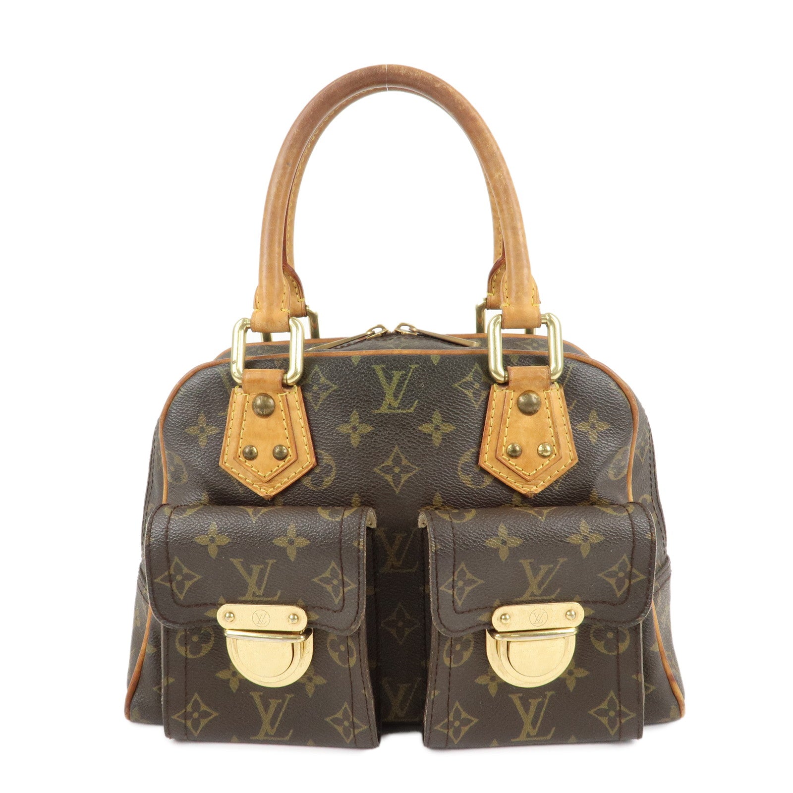 Louis-Vuitton-Monogram-Manhattan-PM-Hand-Bag-Gold-HDW-M40026