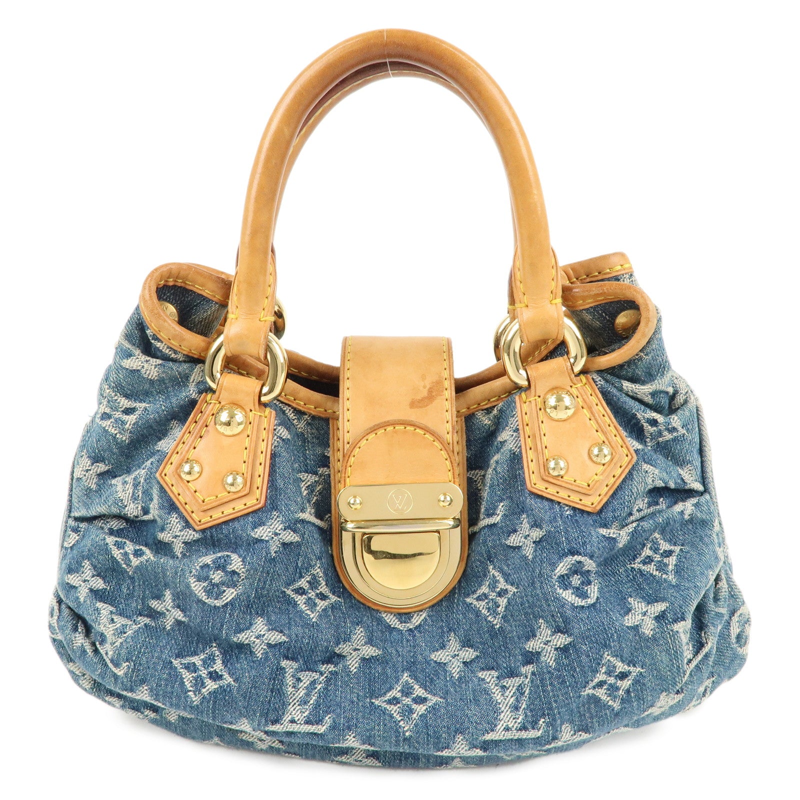 Louis-Vuitton-Monogram-Denim-Pleaty-Hand-Bag-Blue-M95020