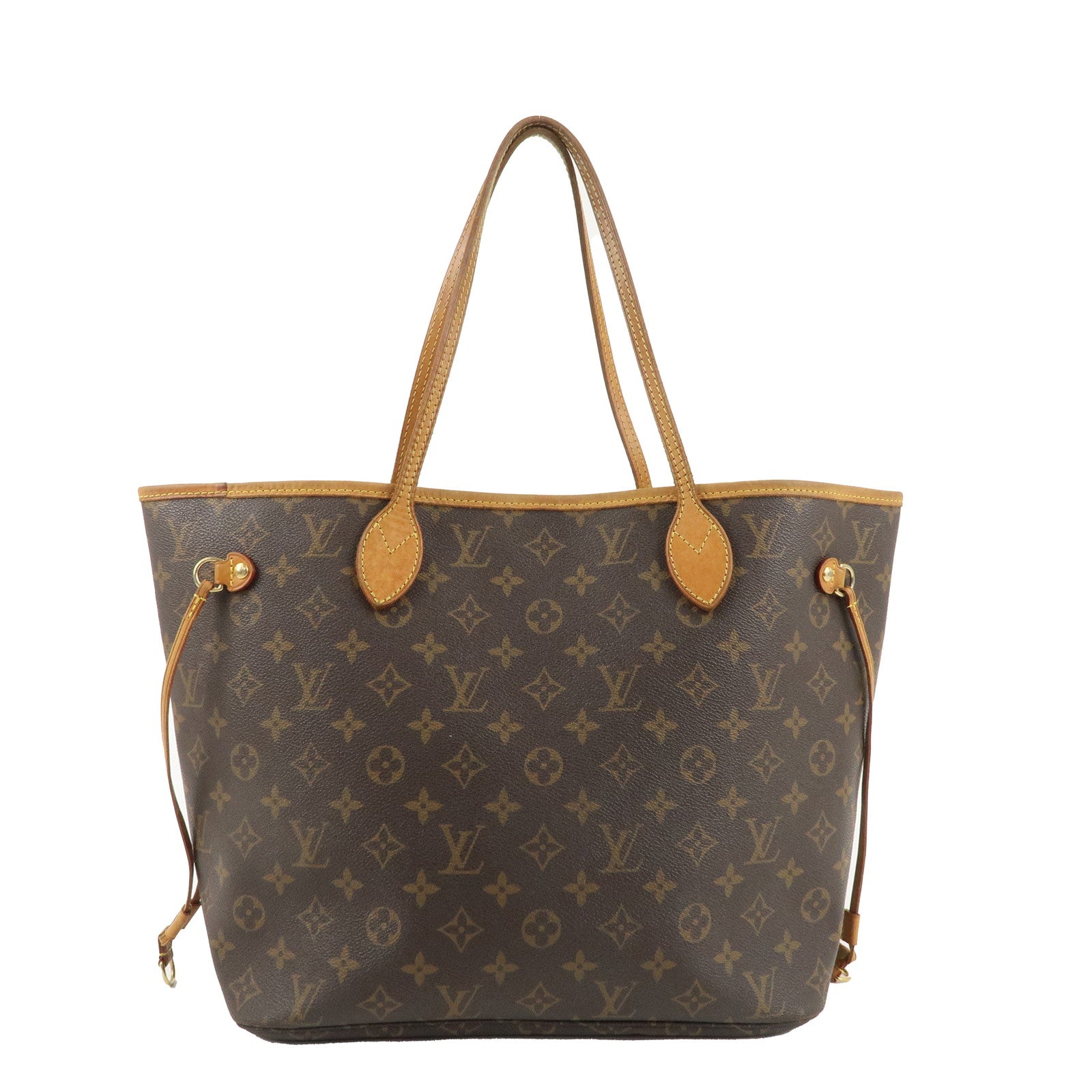 Louis-Vuitton-Monogram-Neverfull-MM-Tote-Bag-Brown-M40156