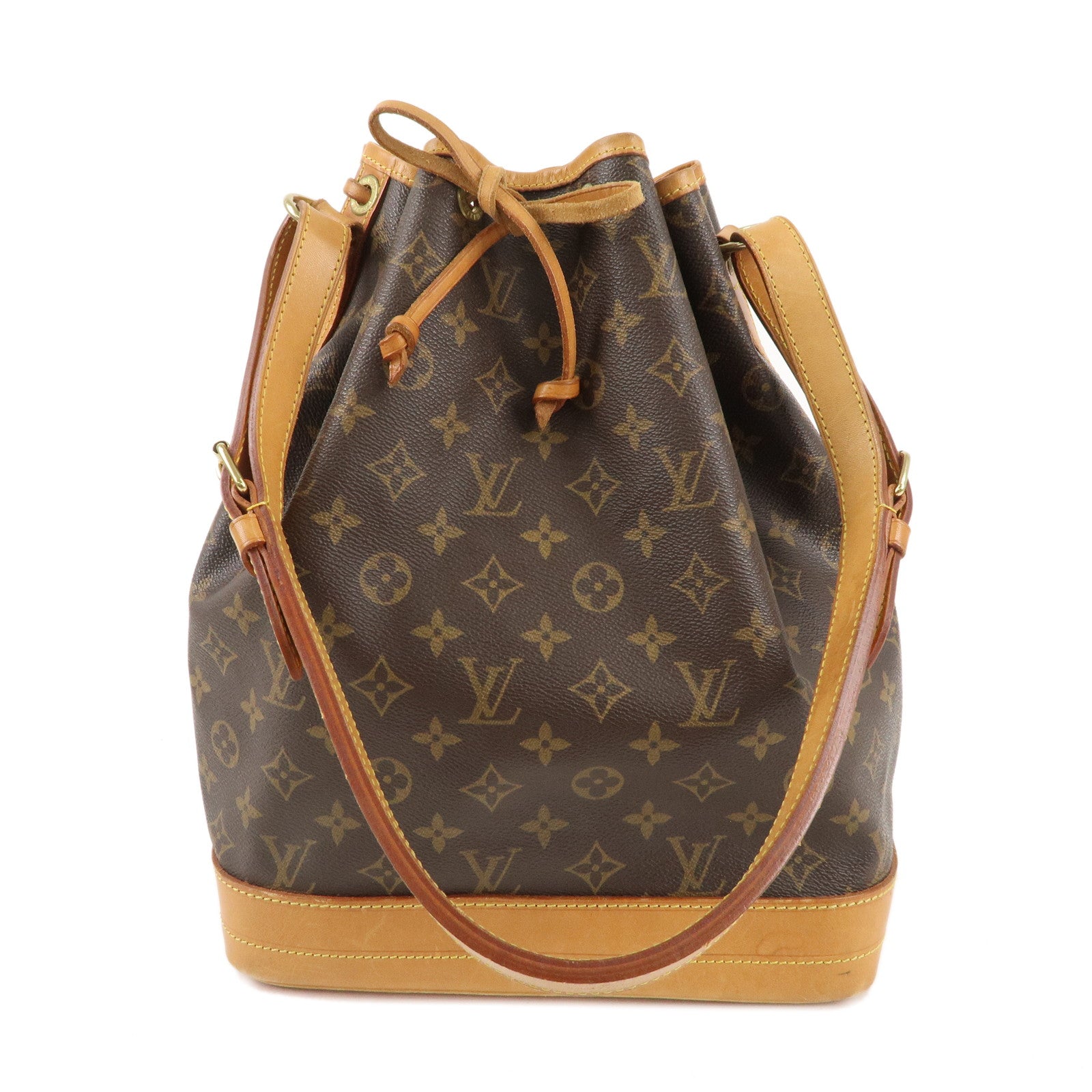 Louis Vuitton Monogram Noe Shoulder Bag Hand Bag Brown M42224