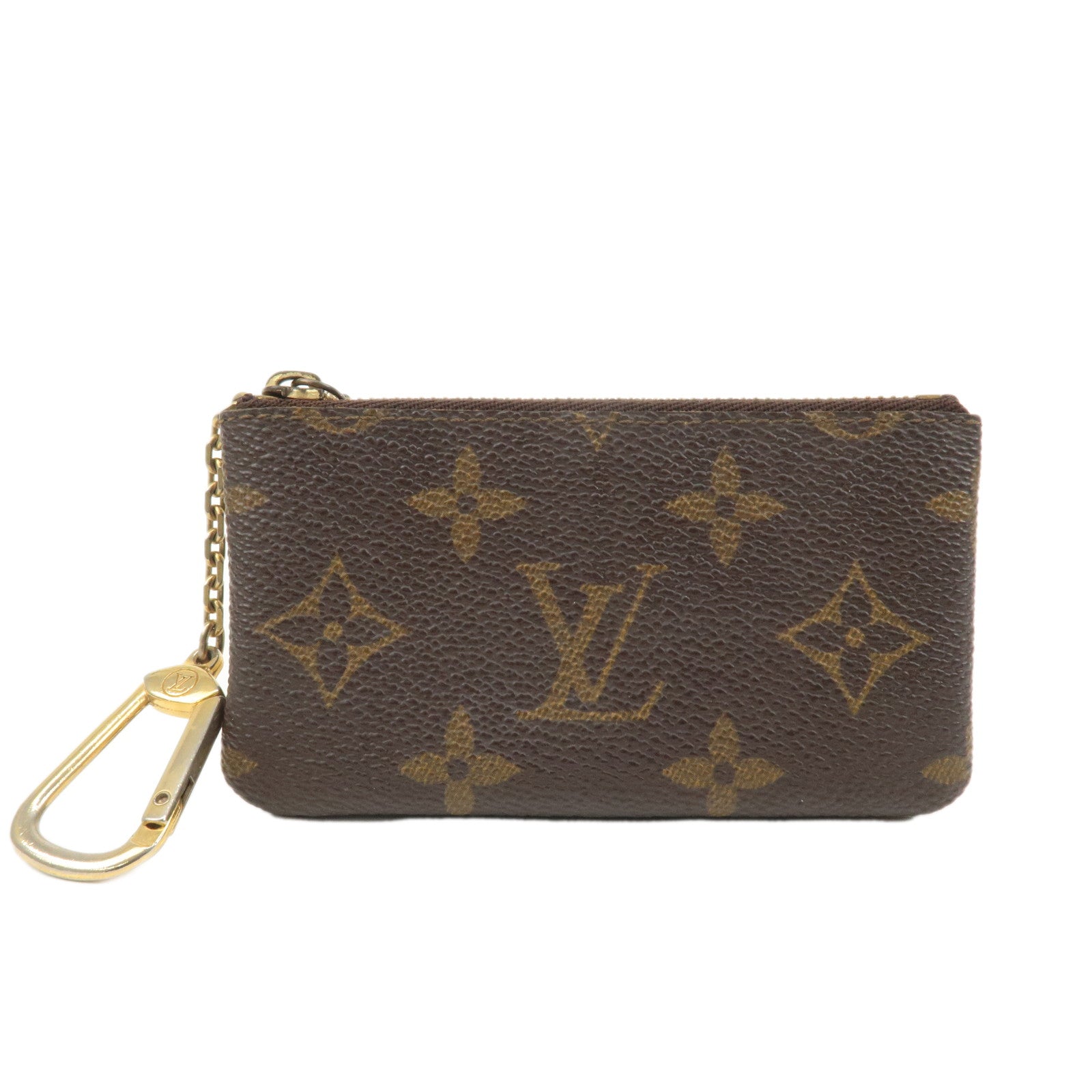 Louis Vuitton Monogram Pochette Cles Coin Case Key Case M62650