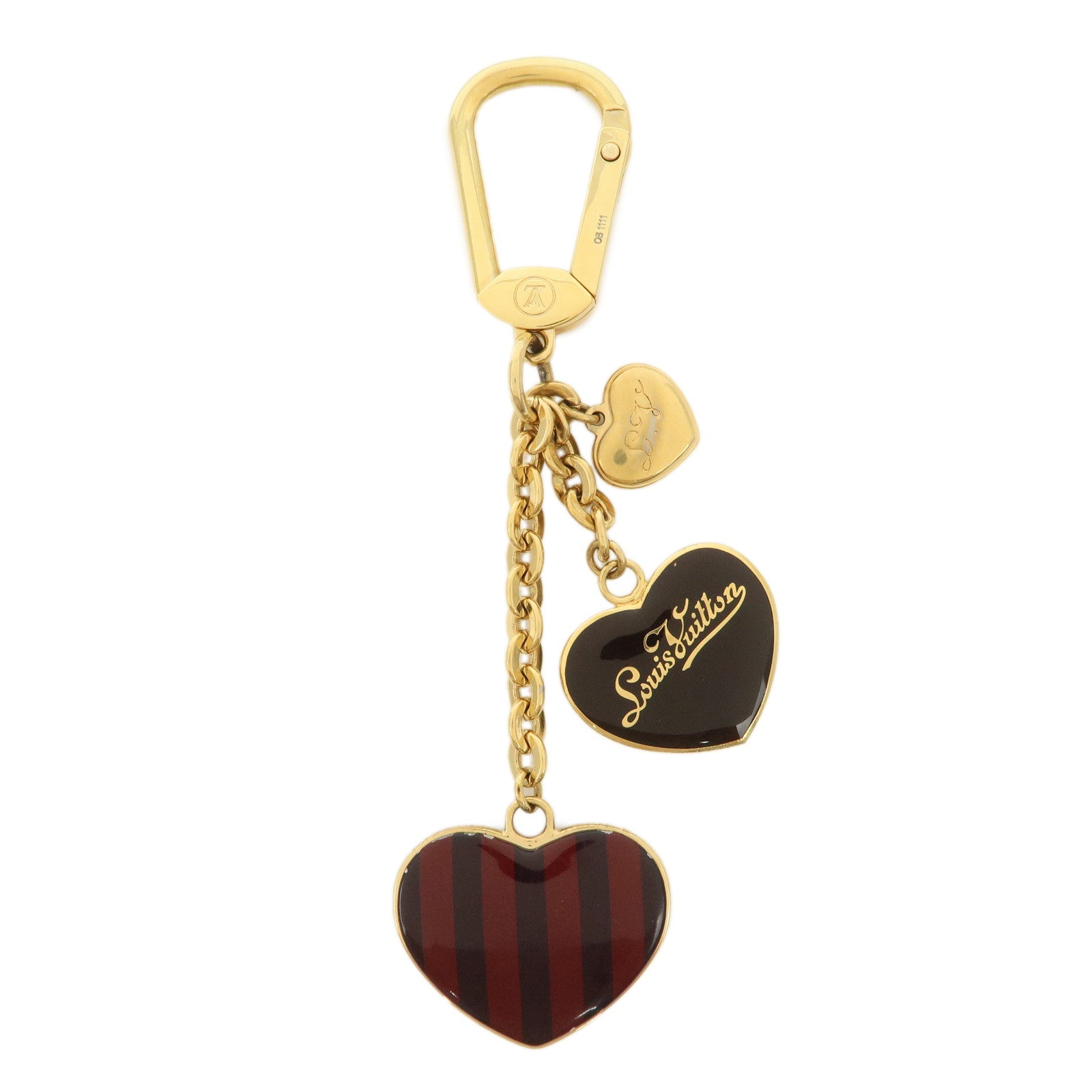 Louis-Vuitton-Porte-Cles-Couer-Rayure-Bag-Charm-Gold-M66475