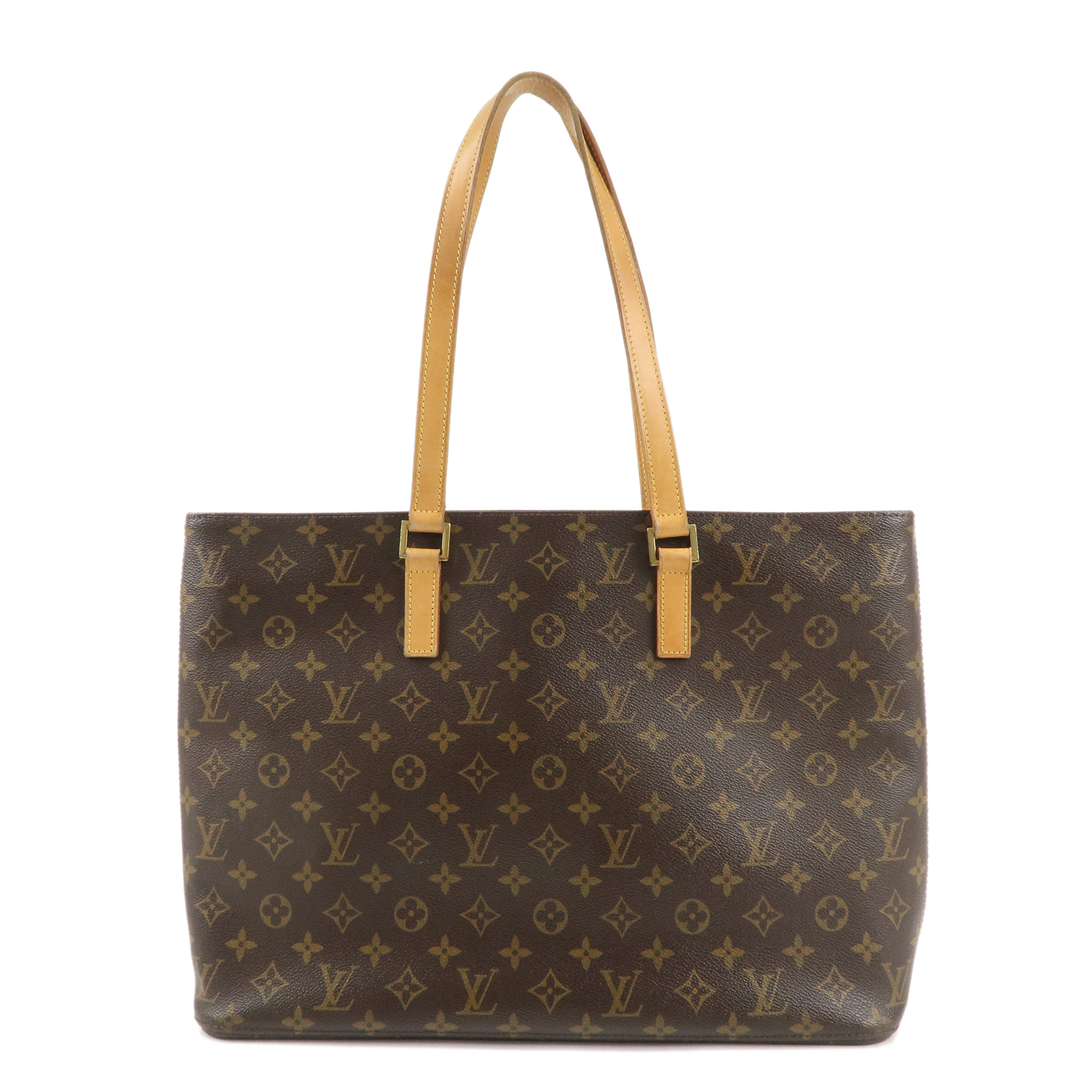 Louis Vuitton Monogram Luco Tote Bag Hand Bag Brown M51155