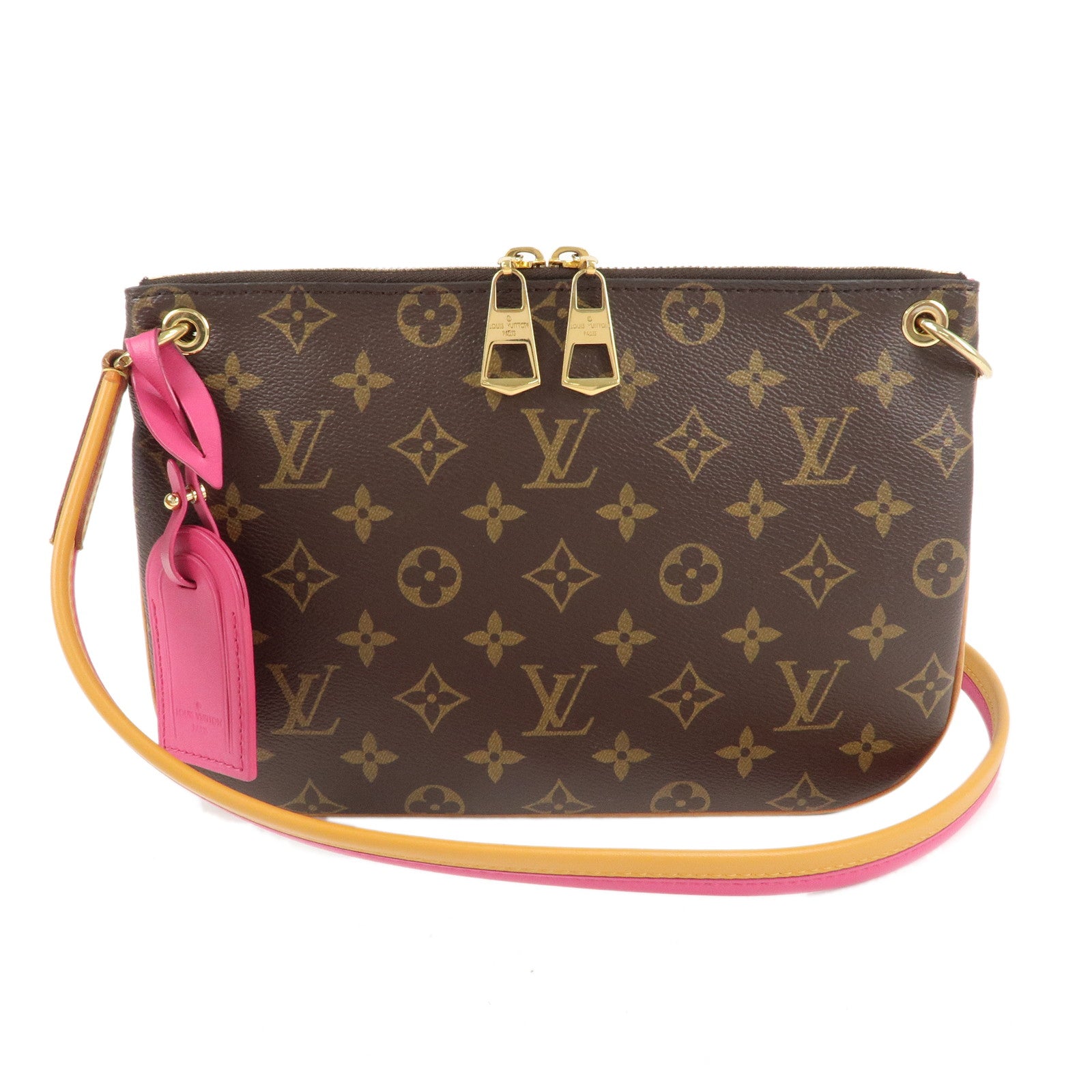 Louis Vuitton Monogram Lorette Shoulder Bag Hot Pink M44053