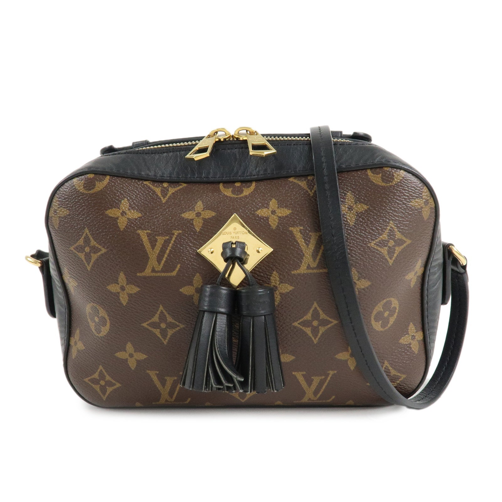 Louis-Vuitton-Monogram-Saintonge-Shoulder-Bag-Brown-M43555