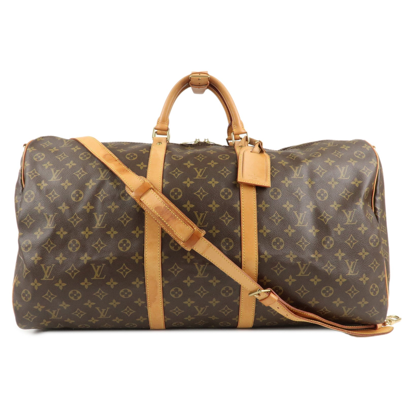 Louis-Vuitton-Monogram-Keep-All-Bandouliere-60-Boston-Bag-M41412