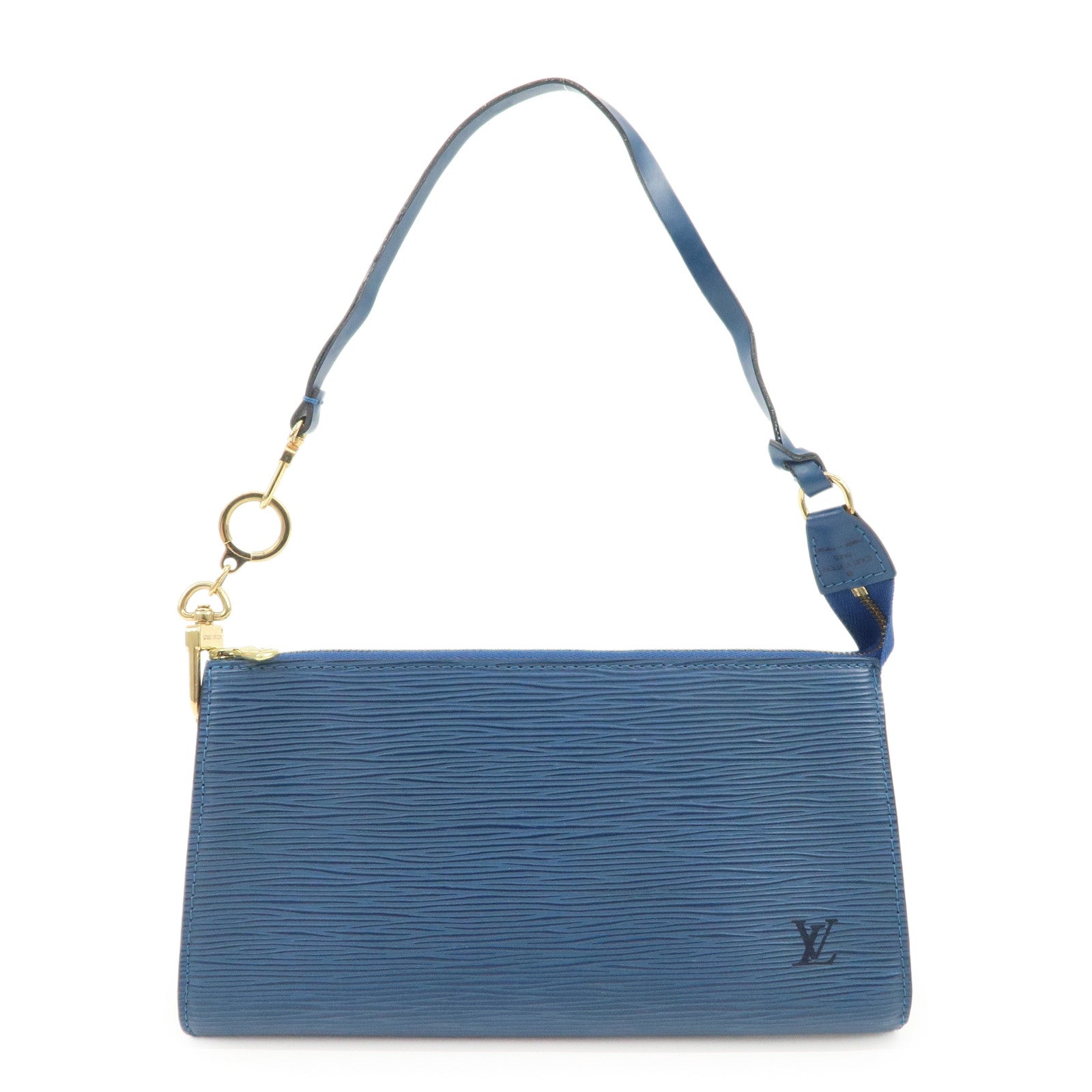 Louis-Vuitton-Epi-Pochette-Accessoires-Hand-Bag-Toledo-Blue-M52947