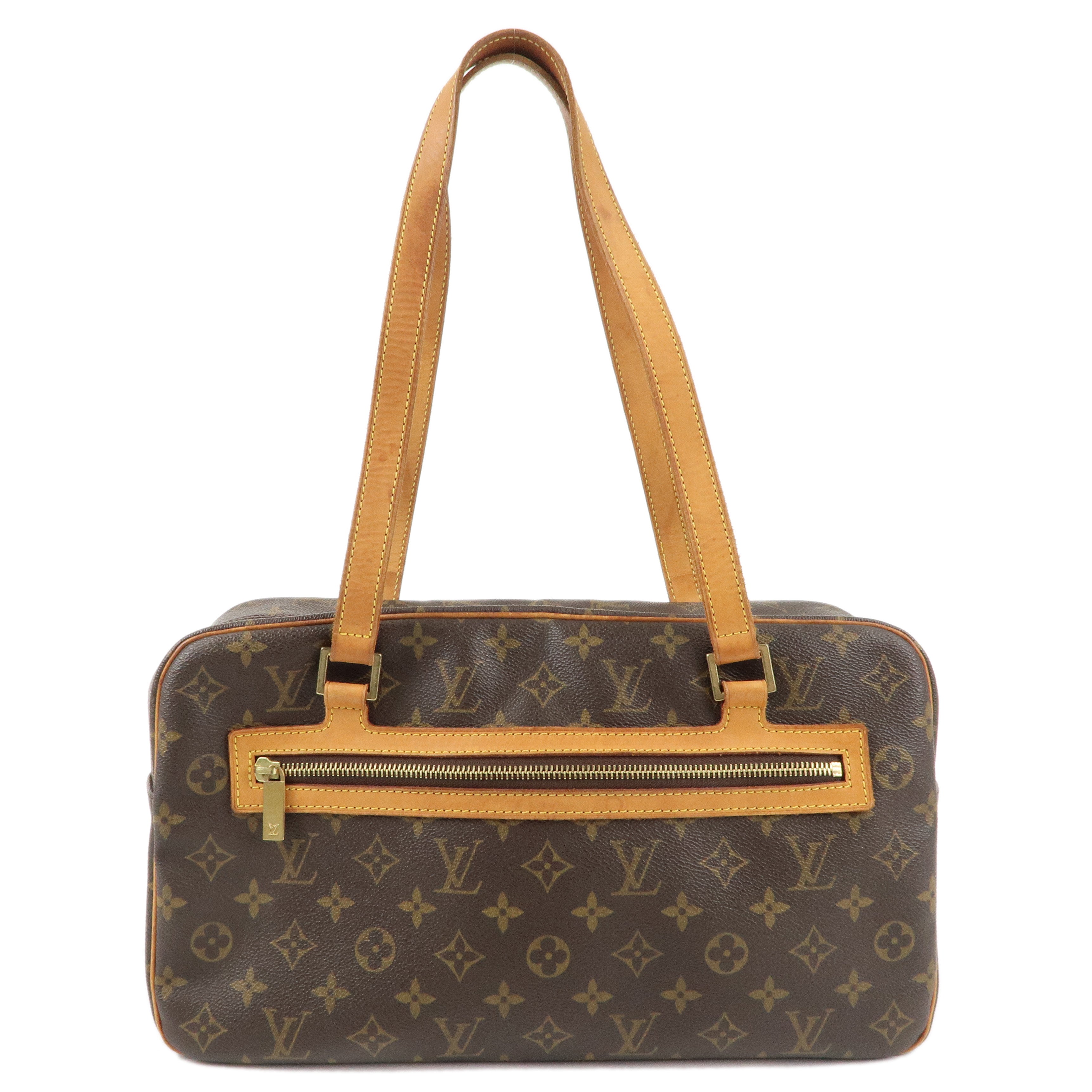 Louis Vuitton Monogram Cite GM Boston Hand Bag Brown M51181