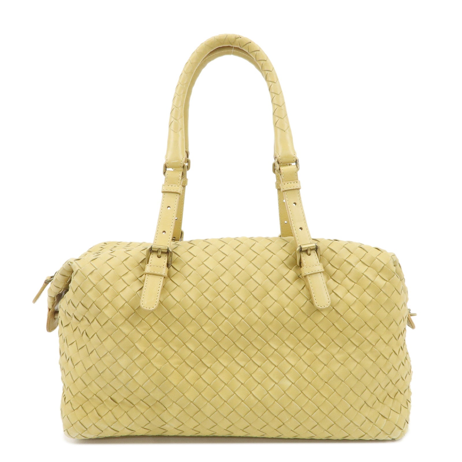 BOTTEGA-VENETA-Intrecciato-Leather-Montaigne-Boston-Bag-173398