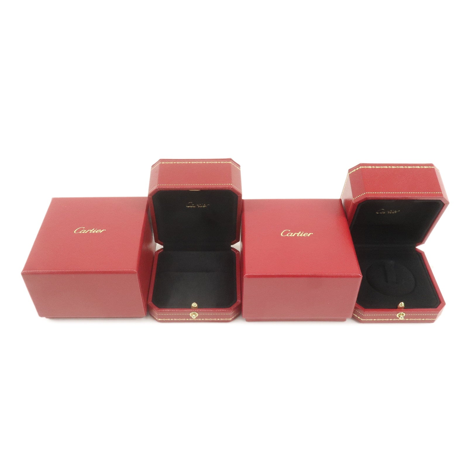 Cartier Set of 2 Ring Box Display Box Jewelry Box For Ring