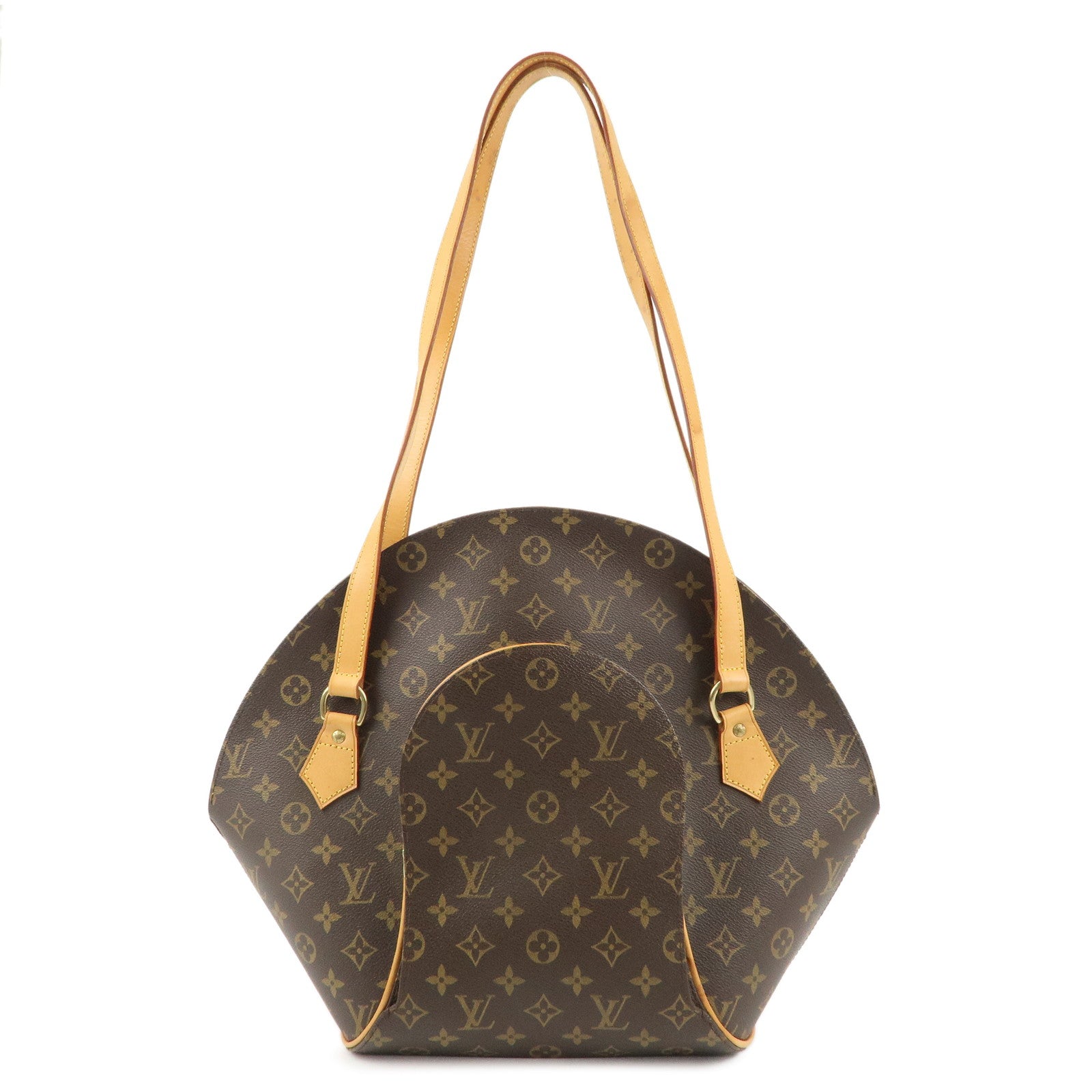 Louis Vuitton Monogram Ellipse Shopping Shoulder Bag Brown M51128