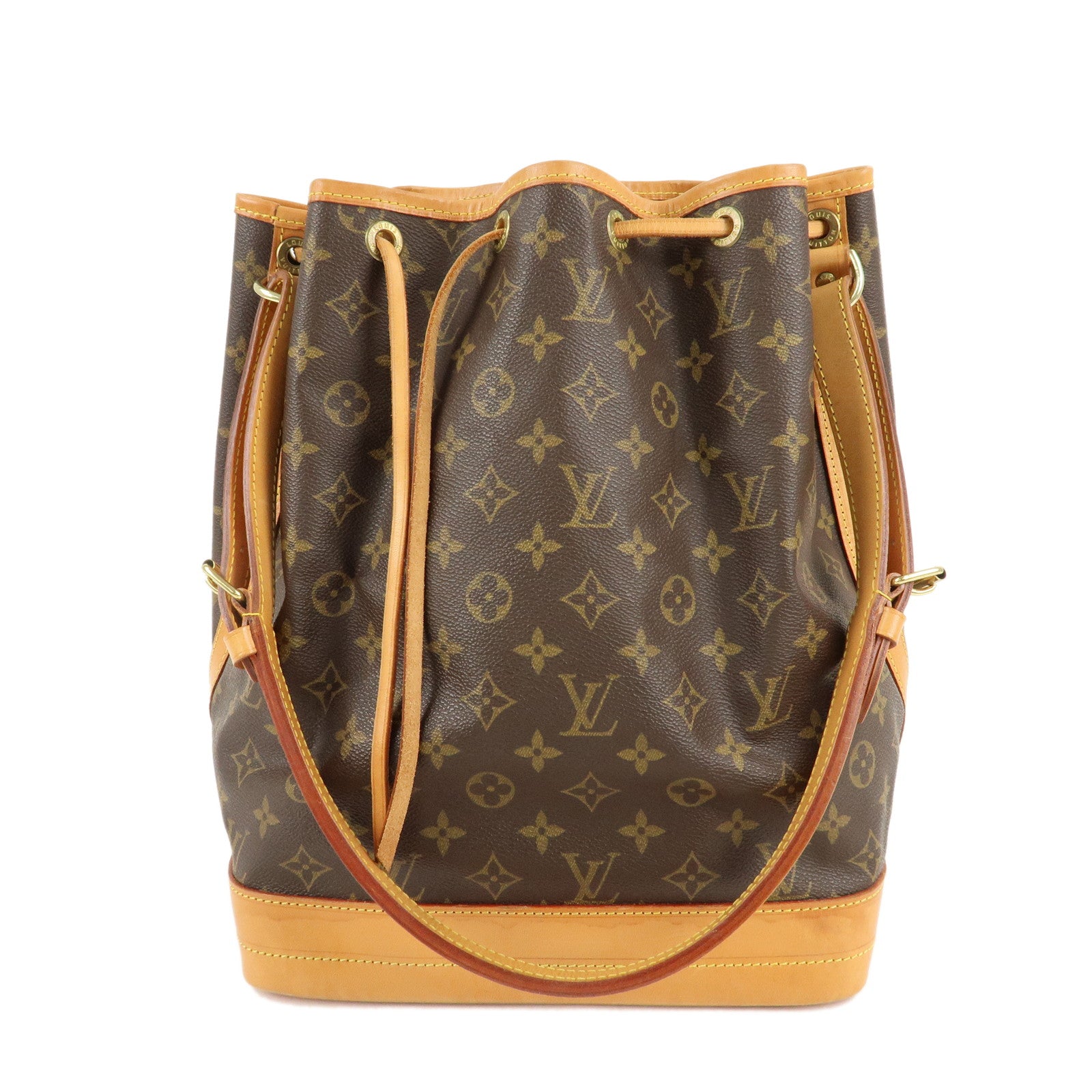 Louis-Vuitton-Monogram-Noe-Shoulder-Bag-Hand-Bag-Brown-M42224