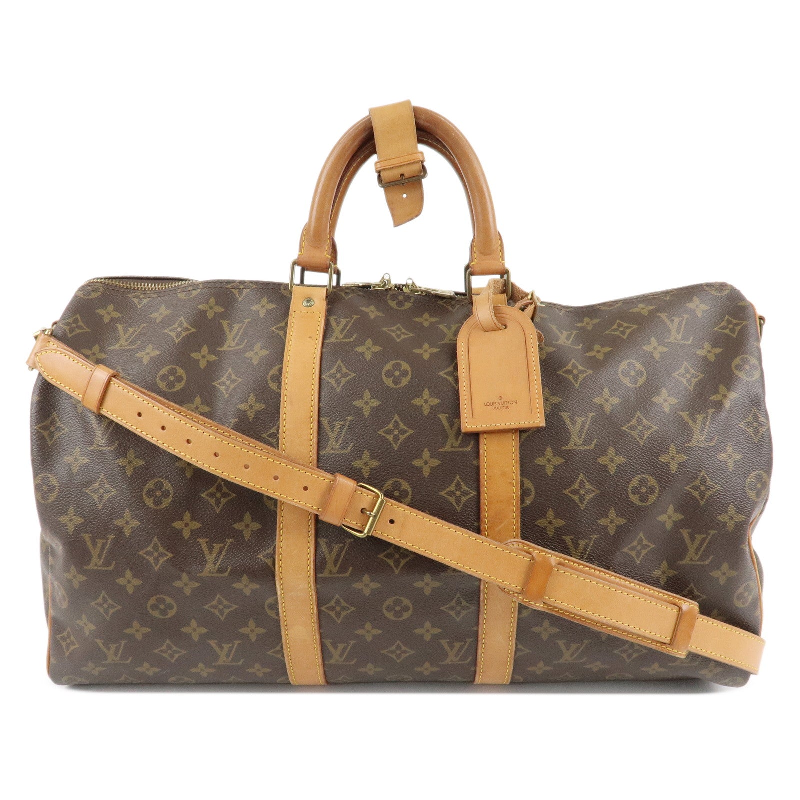 Louis-Vuitton-Monogram-Keep-All-Bandouliere-50-Boston-Bag-M41416