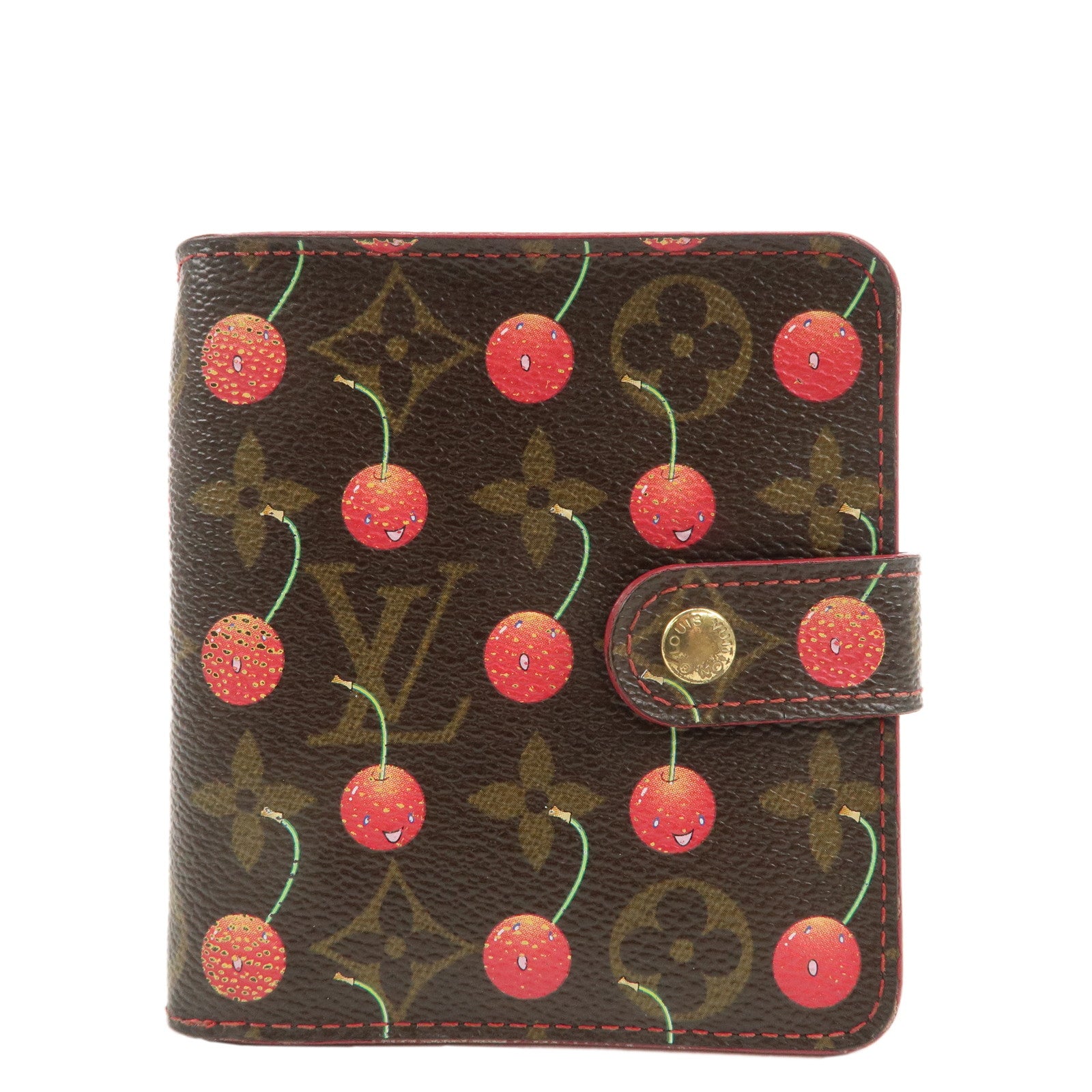 Louis-Vuitton-Monogram-Cherry-Compact-Zip-Bi-fold-Wallet-M95005