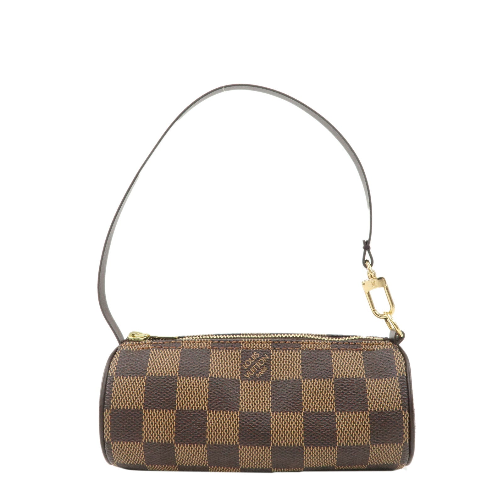 Louis-Vuitton-Damier-Ebene-Mini-Pouch-for-Papillon-Bag-Brown