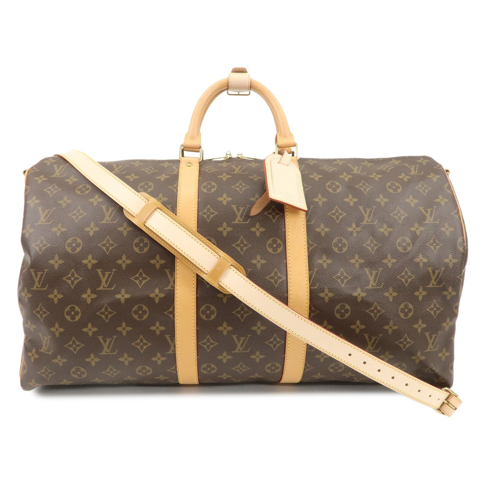 Louis-Vuitton-Monogram-Keep-All-Bandouliere-55-Boston-Bag-M41414