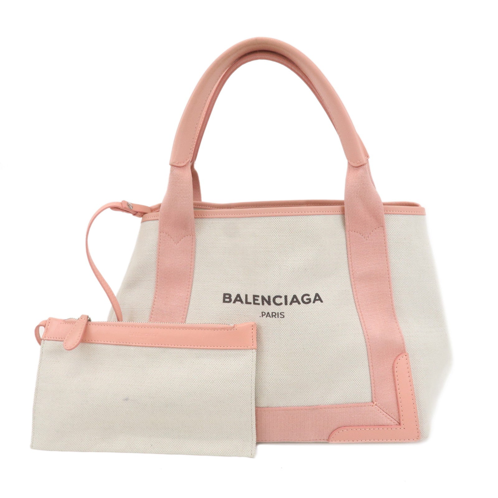 BALENCIAGA-Cabas-S-Canvas-Leather-Tote-Bag-Beige-Pink-339933