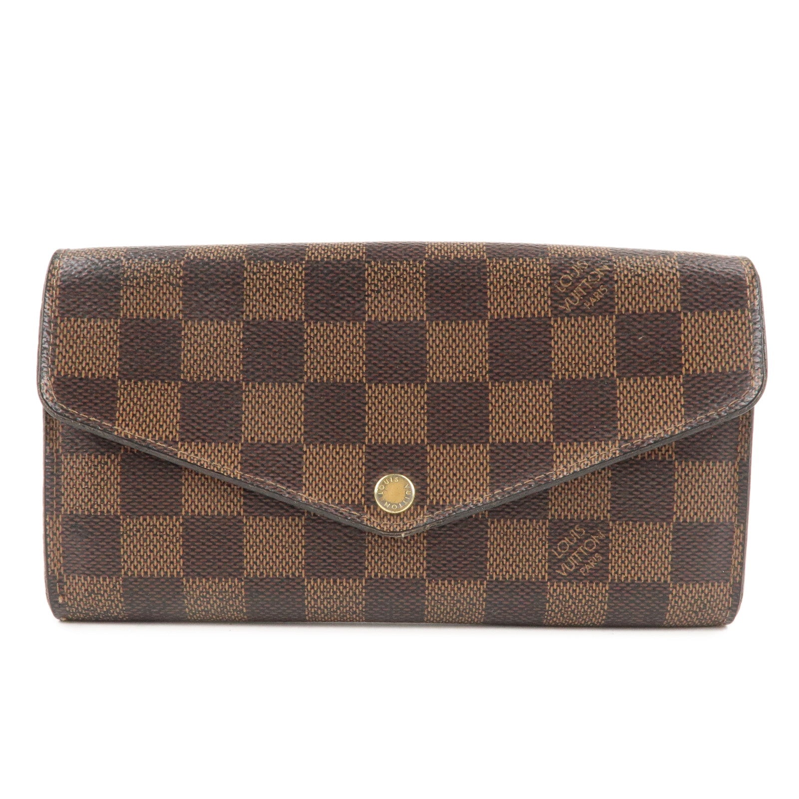 Louis-Vuitton-Damier-Ebene-Portefeuille-Sarah-Long-Wallet-N63209