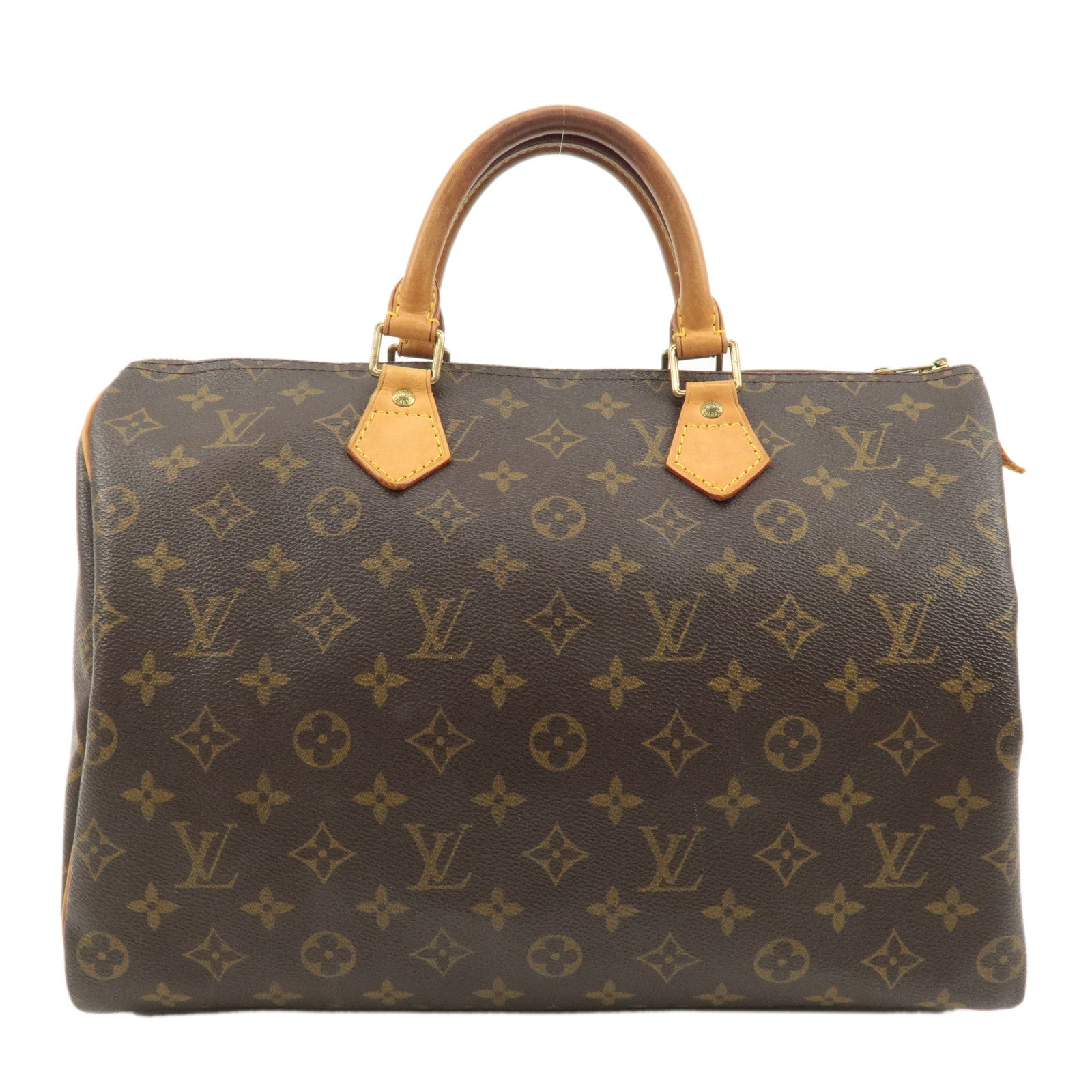 Louis Vuitton Monogram Speedy 35 Hand Bag Boston Bag M41524