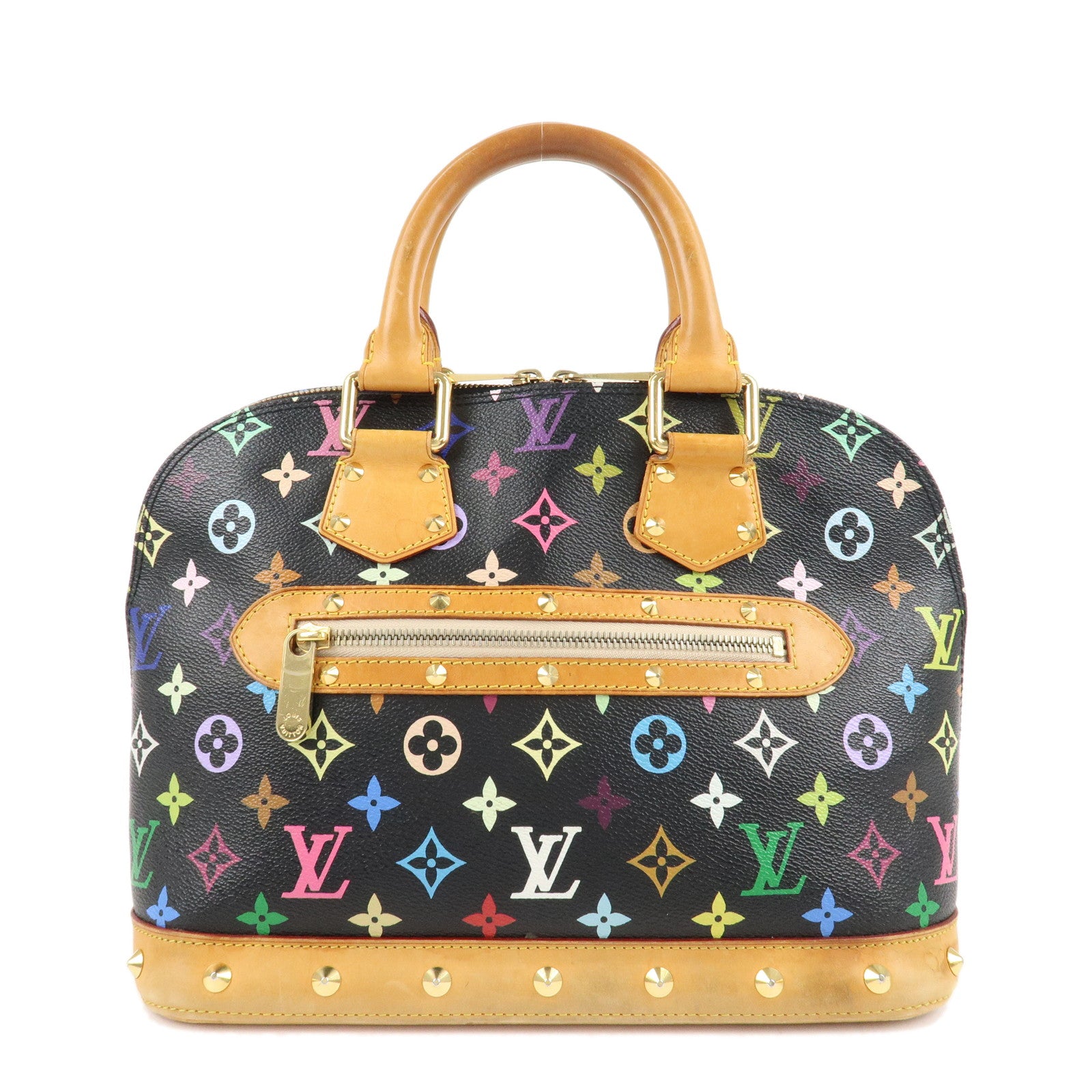 Louis-Vuitton-Monogram-Multicolor-Alma-Hand-Bag-Noir-M92646