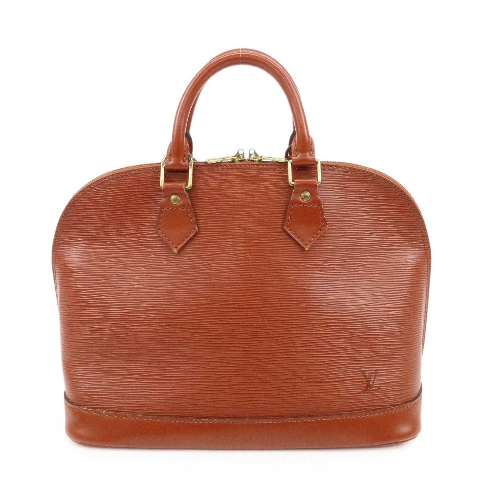 Louis-Vuitton-Epi-Alma-Hand-Bag-Kenya-Brown-M52143