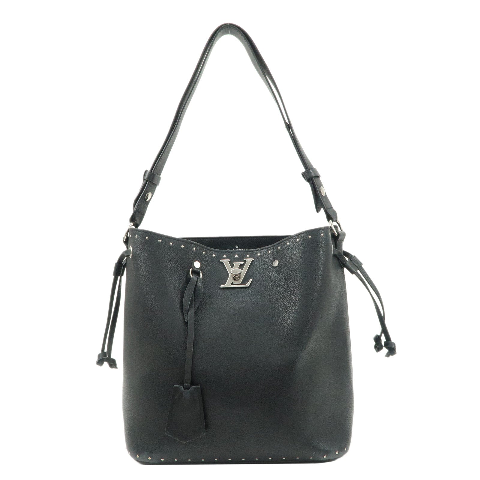 Louis-Vuitton-Lock-Me-Bucket-Shoulder-Bag-Noir-Black-M43878