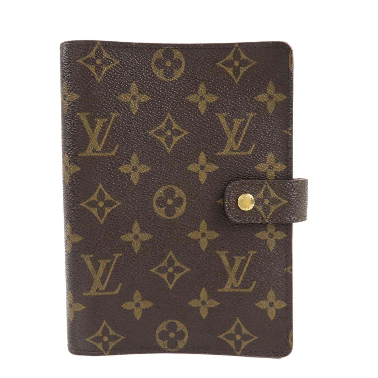 Louis-Vuitton-Monogram-Agenda-MM-Planner-Cover-Brown-R20105