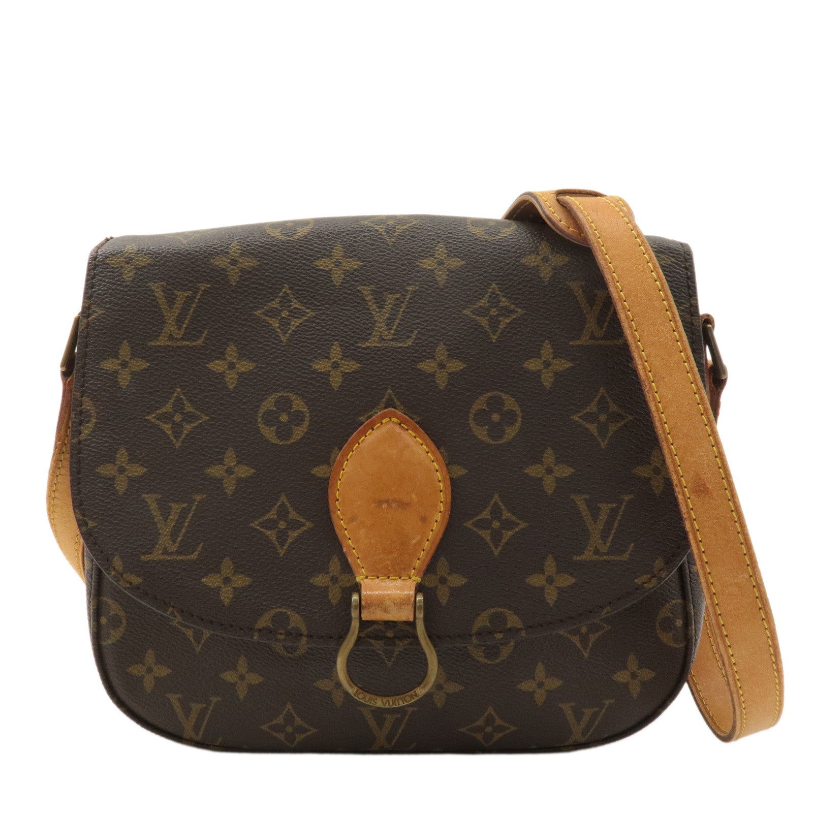 Louis Vuitton Monogram Saint Cloud GM Shoulder Bag Brown M51242