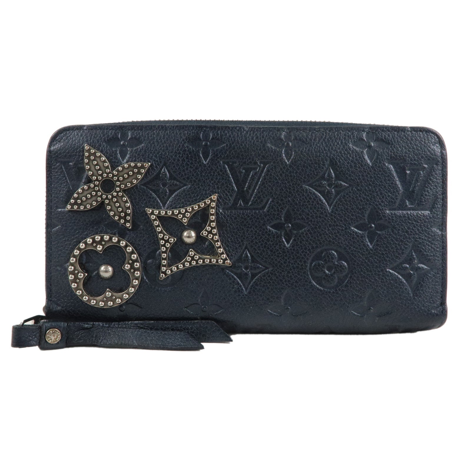 Louis-Vuitton-Monogram-Empreinte-Wallet-Metal-Flower-Studs-M62069