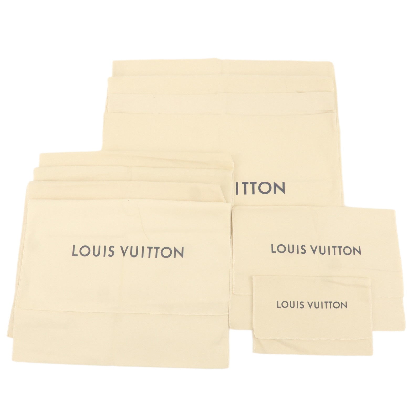 Louis-Vuitton-Set-of-10-Dust-Bag-Storage-Bag-New-Style-Beige